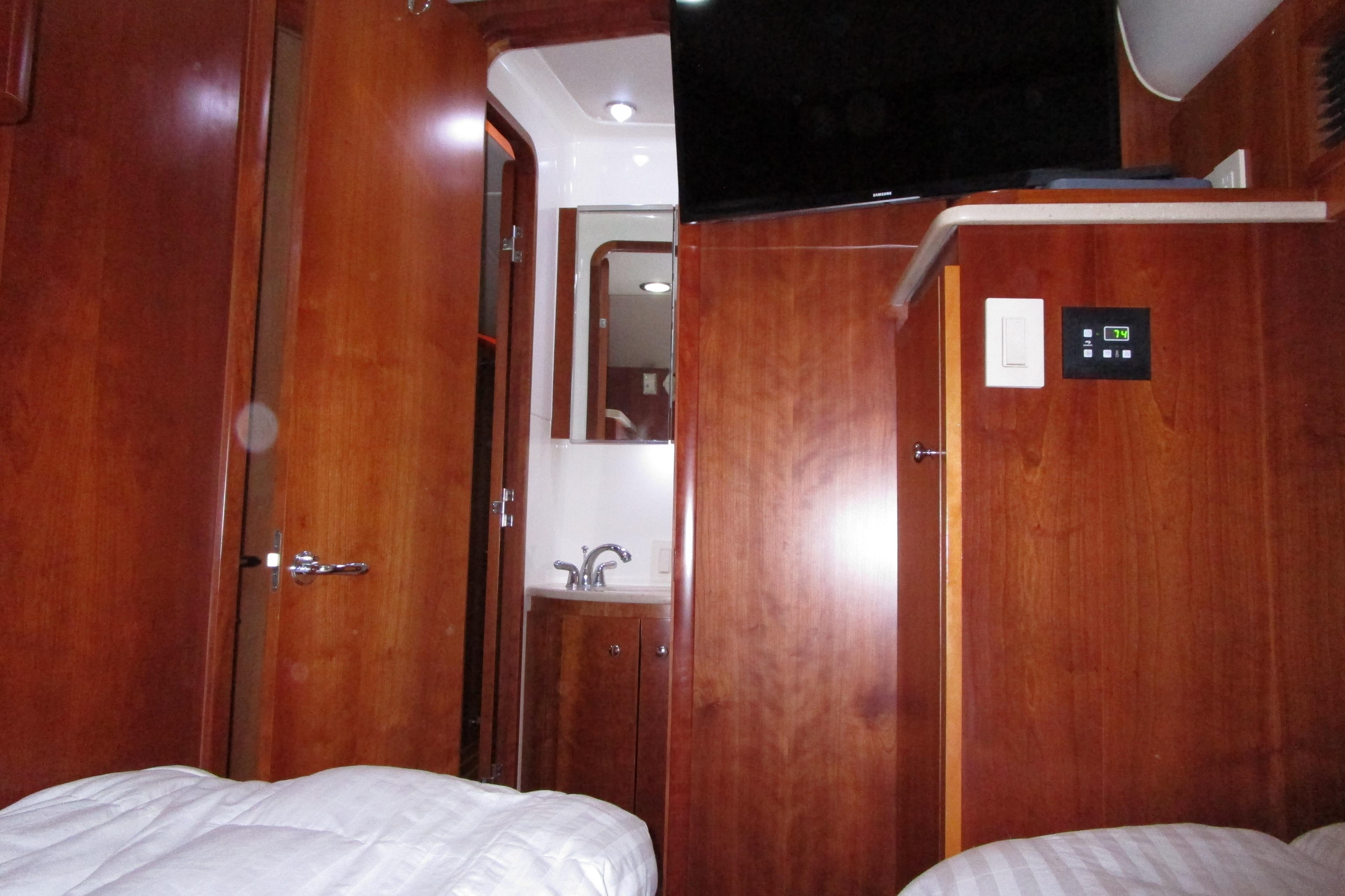 Guest cabin looking forward