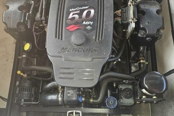 MerCruiser 5.0 MPI engine in a 2008 Bryant 233 boat.