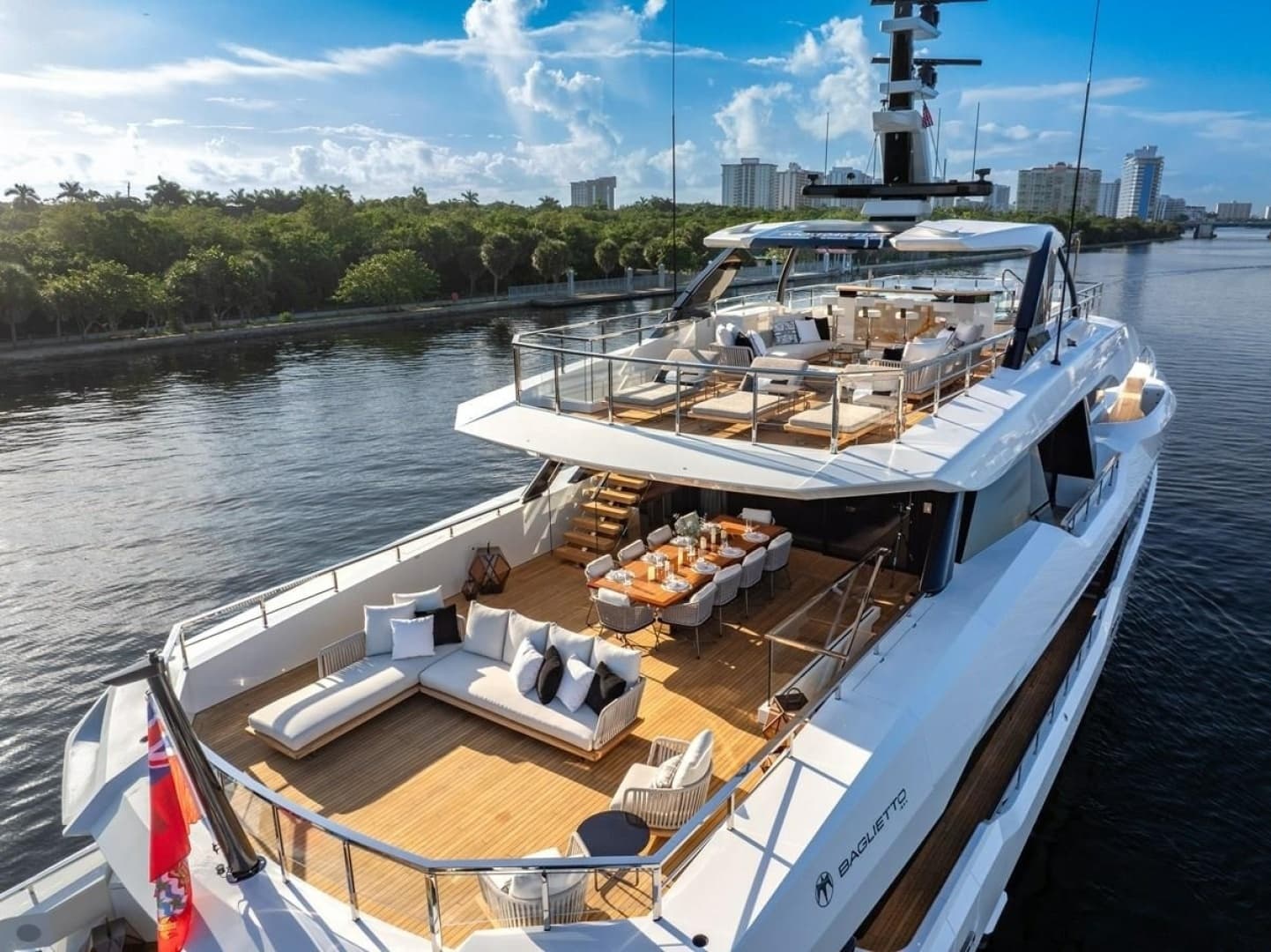 2024 Baglietto DOM 133 Tri-Deck Motoryacht - Image 5