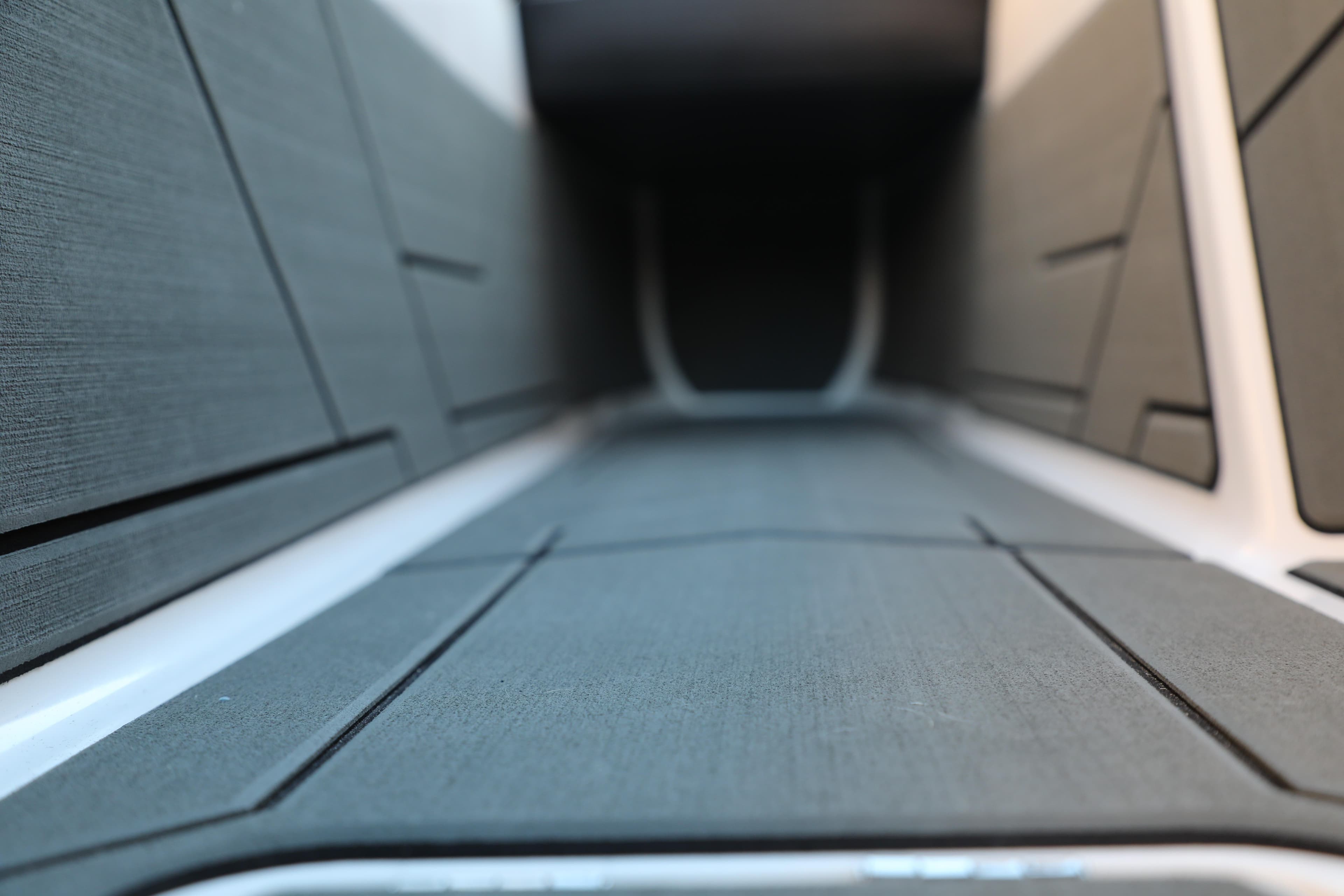 Interior view of 2026 Supreme S220 boat, featuring sleek, modern design elements.