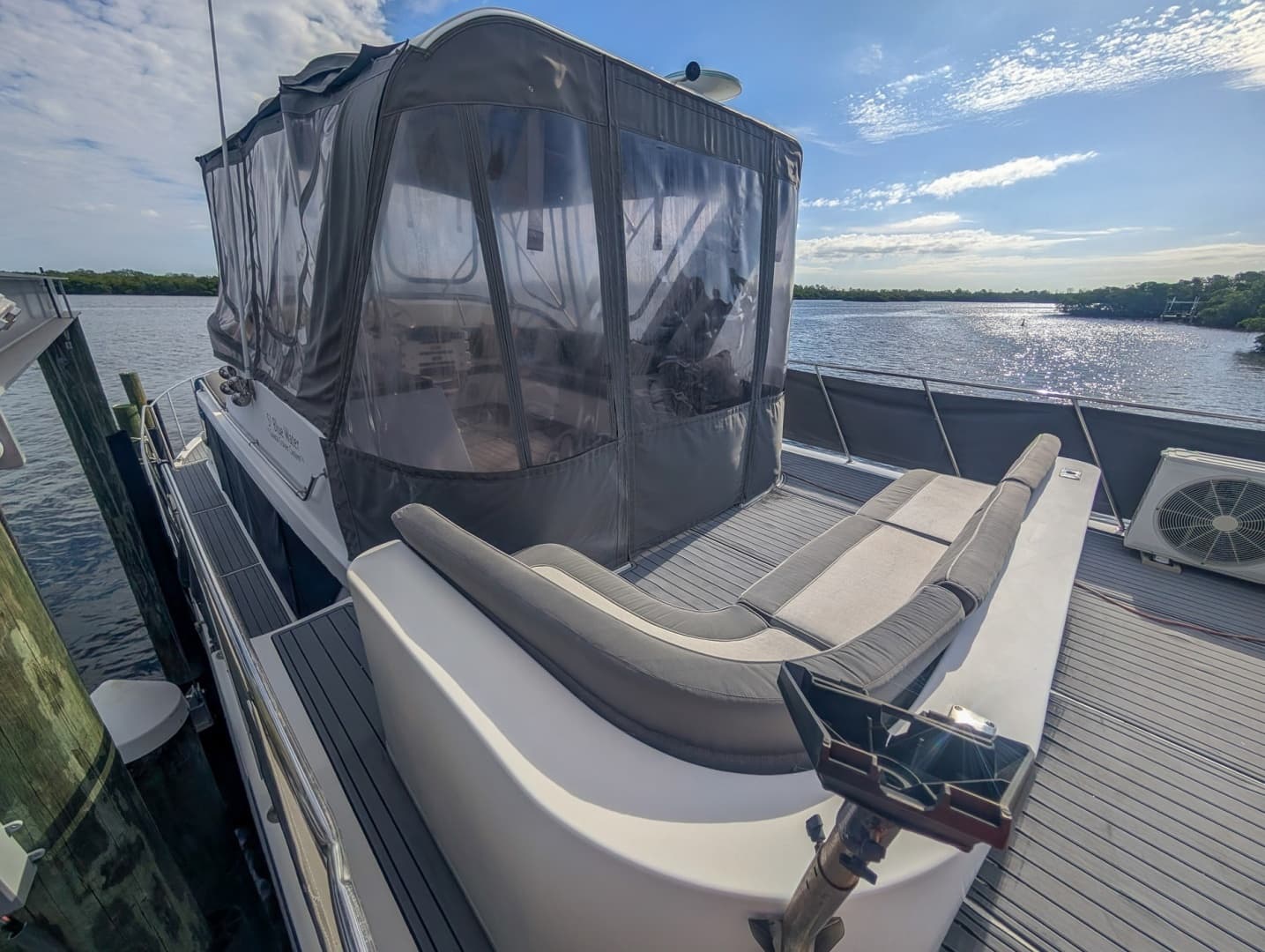 1987 Bluewater Yachts 51 Coastal Cruiser Cockpit - Image 12