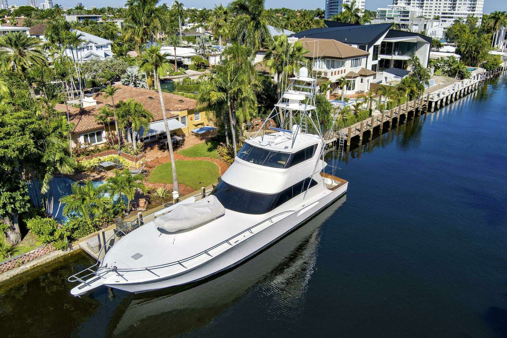 2008 Viking 74 Enclosed Bridge - Image 2