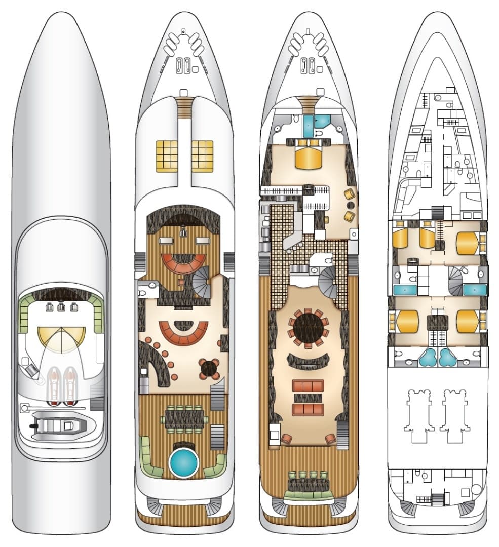 2003 Cheoy Lee Tri-Deck - Image 85