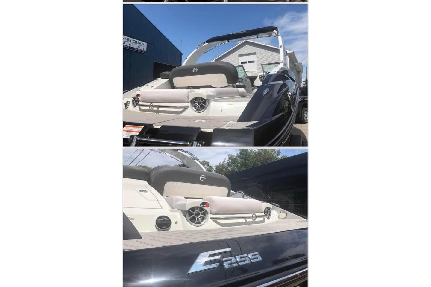 2020 Crownline Eclipse E255 boat with sleek design and comfortable seating.