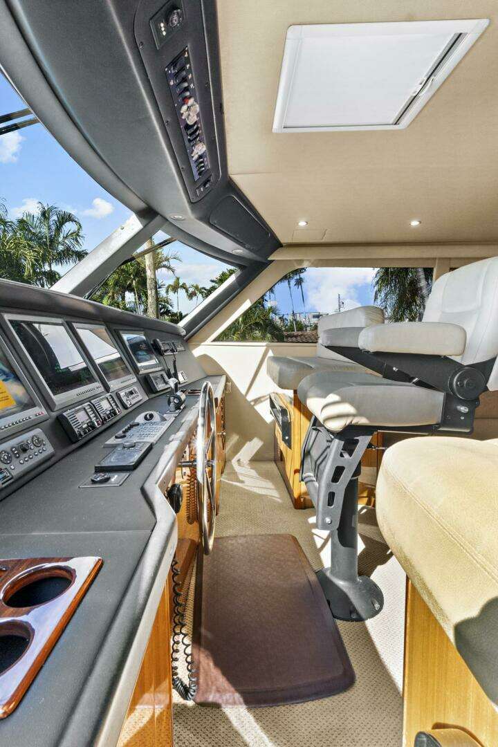 2008 Viking 74 Enclosed Bridge - Image 74