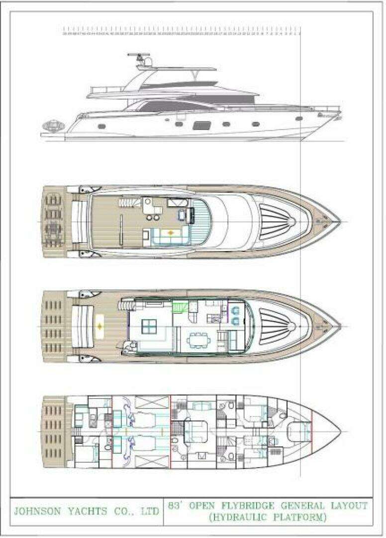2027 Johnson Flybridge w/Hydraulic Platform - Image 15