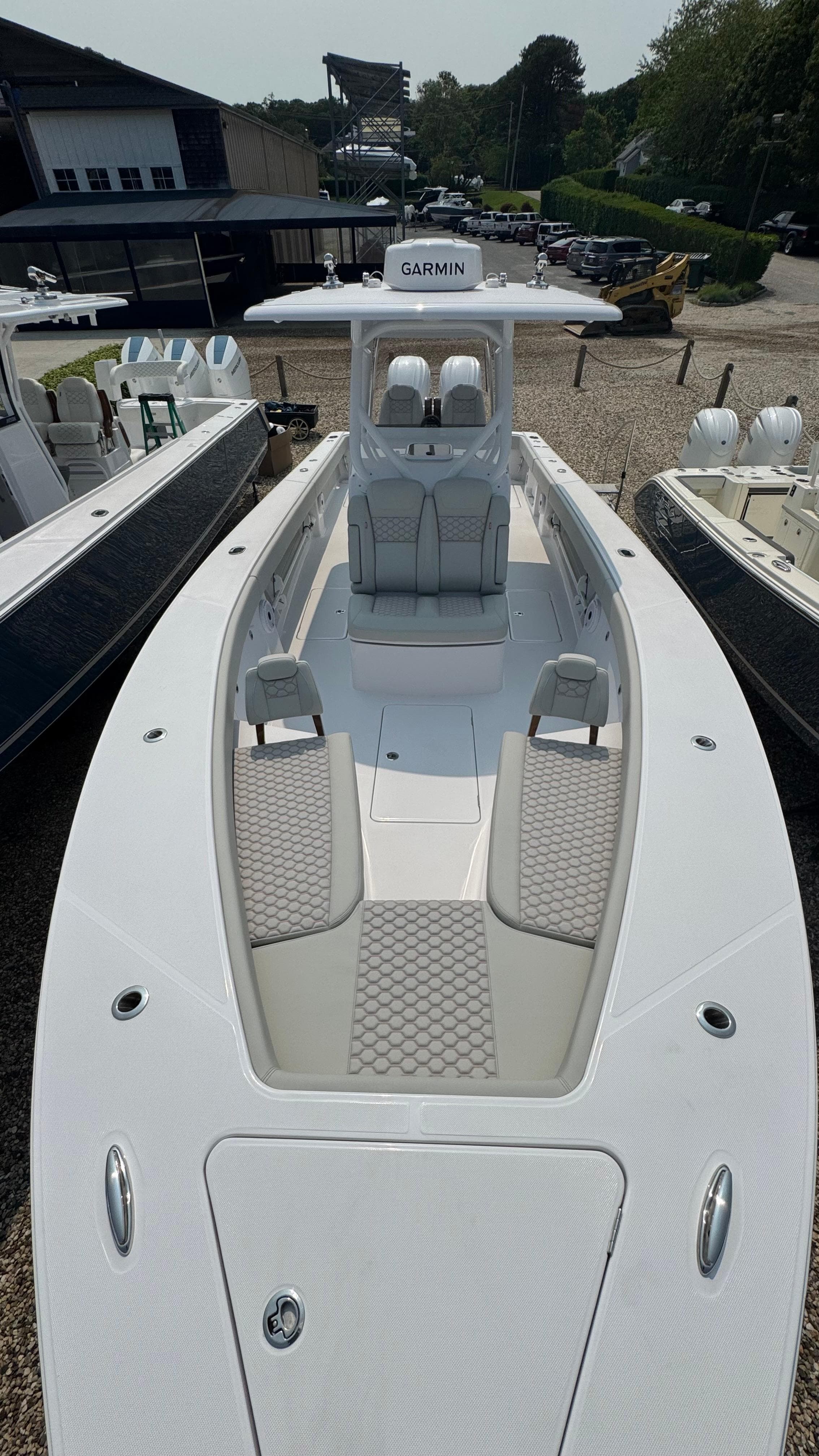 2026 Jupiter 32 boat with sleek design, spacious deck, and modern seating.
