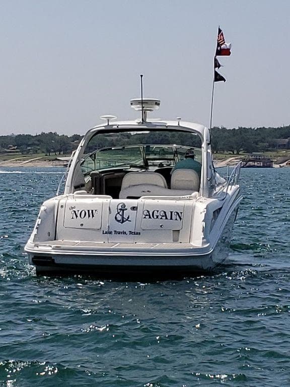 2008 Sea Ray 38 Sundancer boat named Now & Again on Lake Travis, Texas.