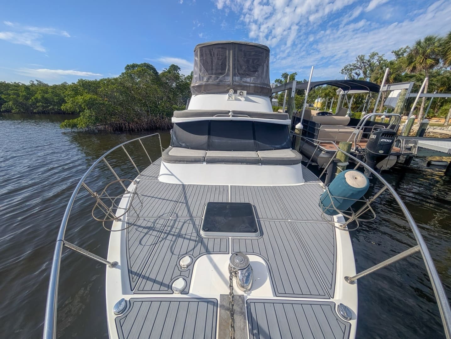 1987 Bluewater Yachts 51 Coastal Cruiser Cockpit - Image 8