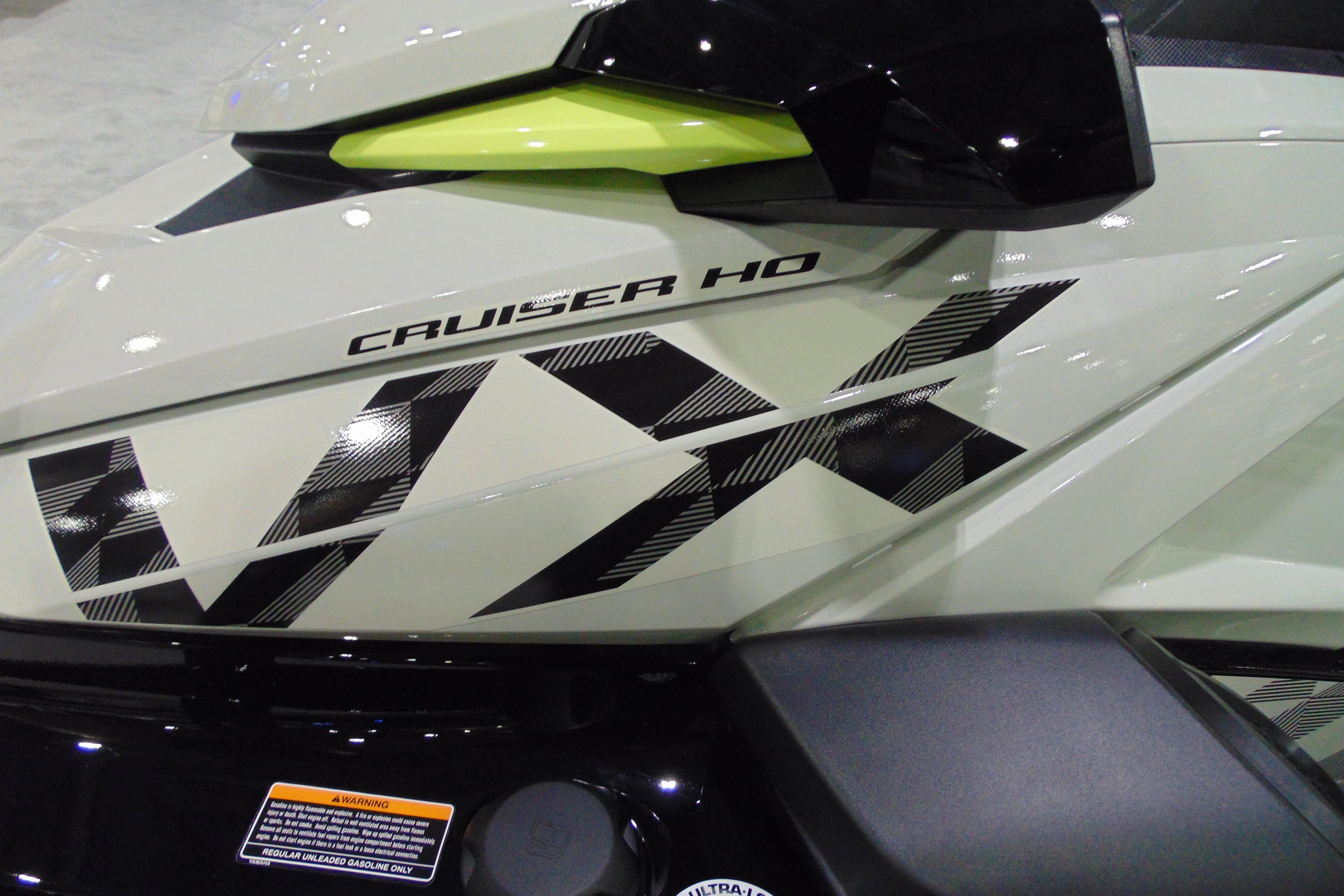 2026 Yamaha WaveRunner VX Cruiser HO, sleek design with bold graphics.