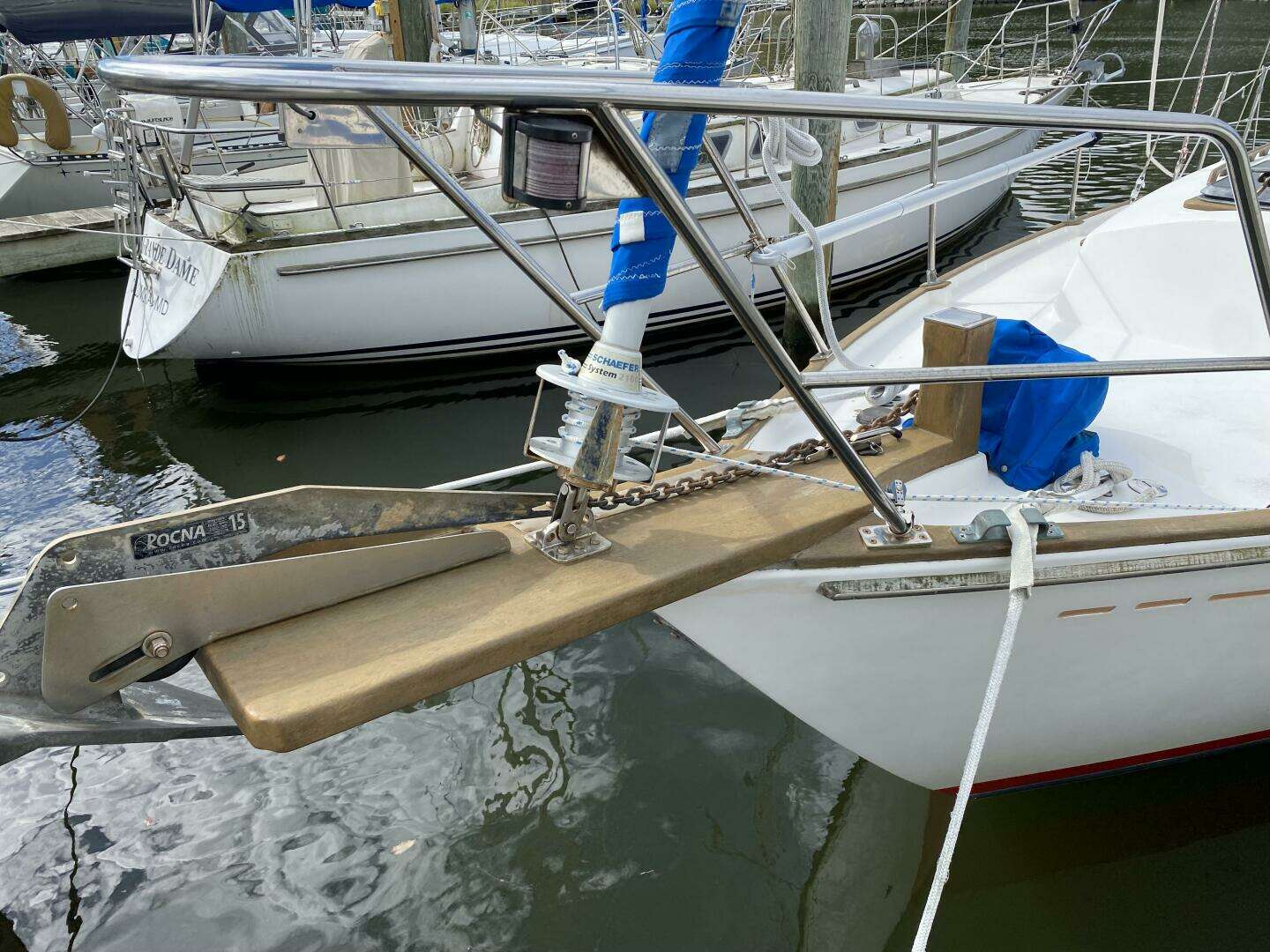 1987 Dickerson 37 aft cockpit - Image 14