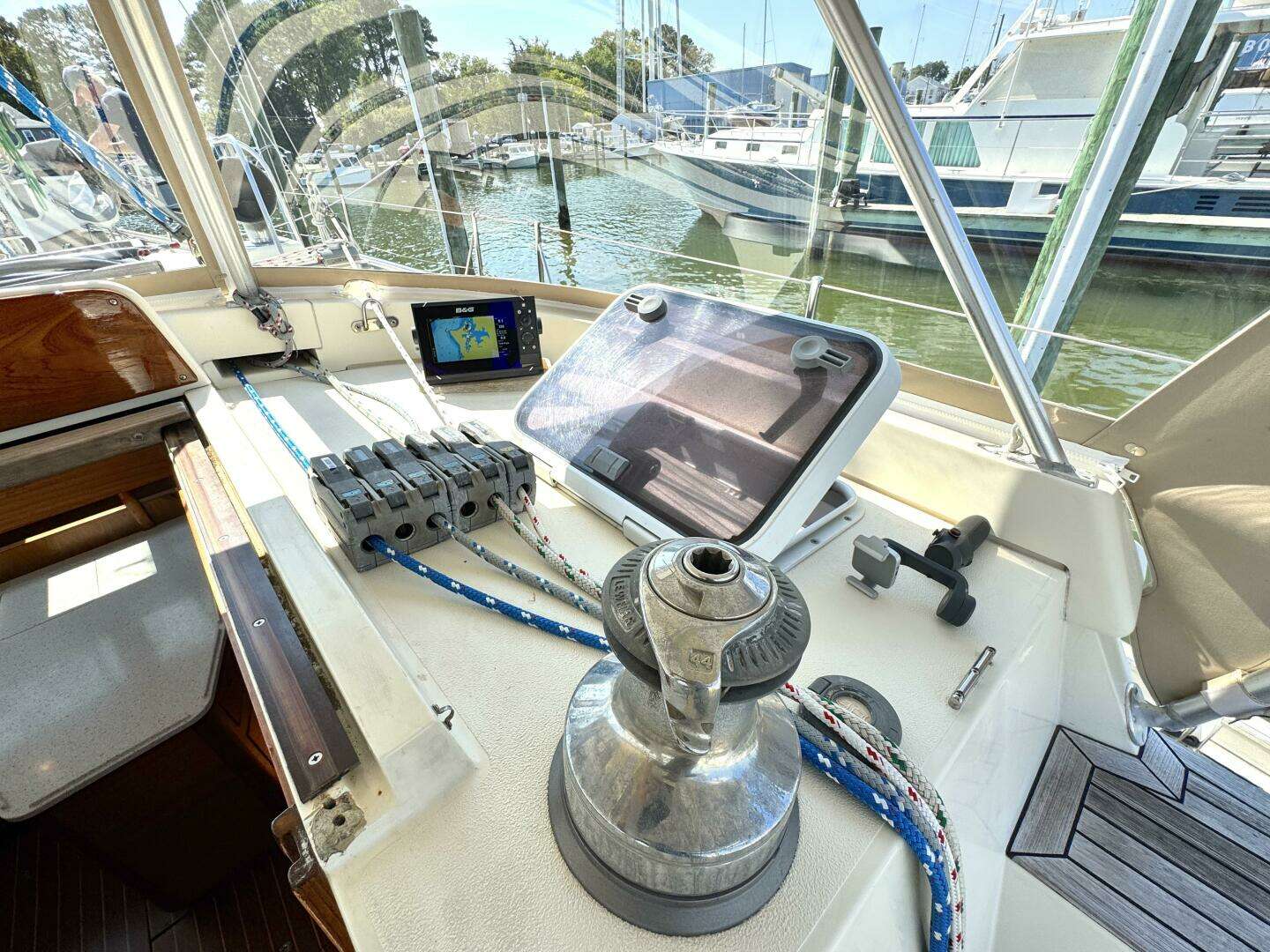 1999 Bowman 48 Aft Cockpit - Image 93