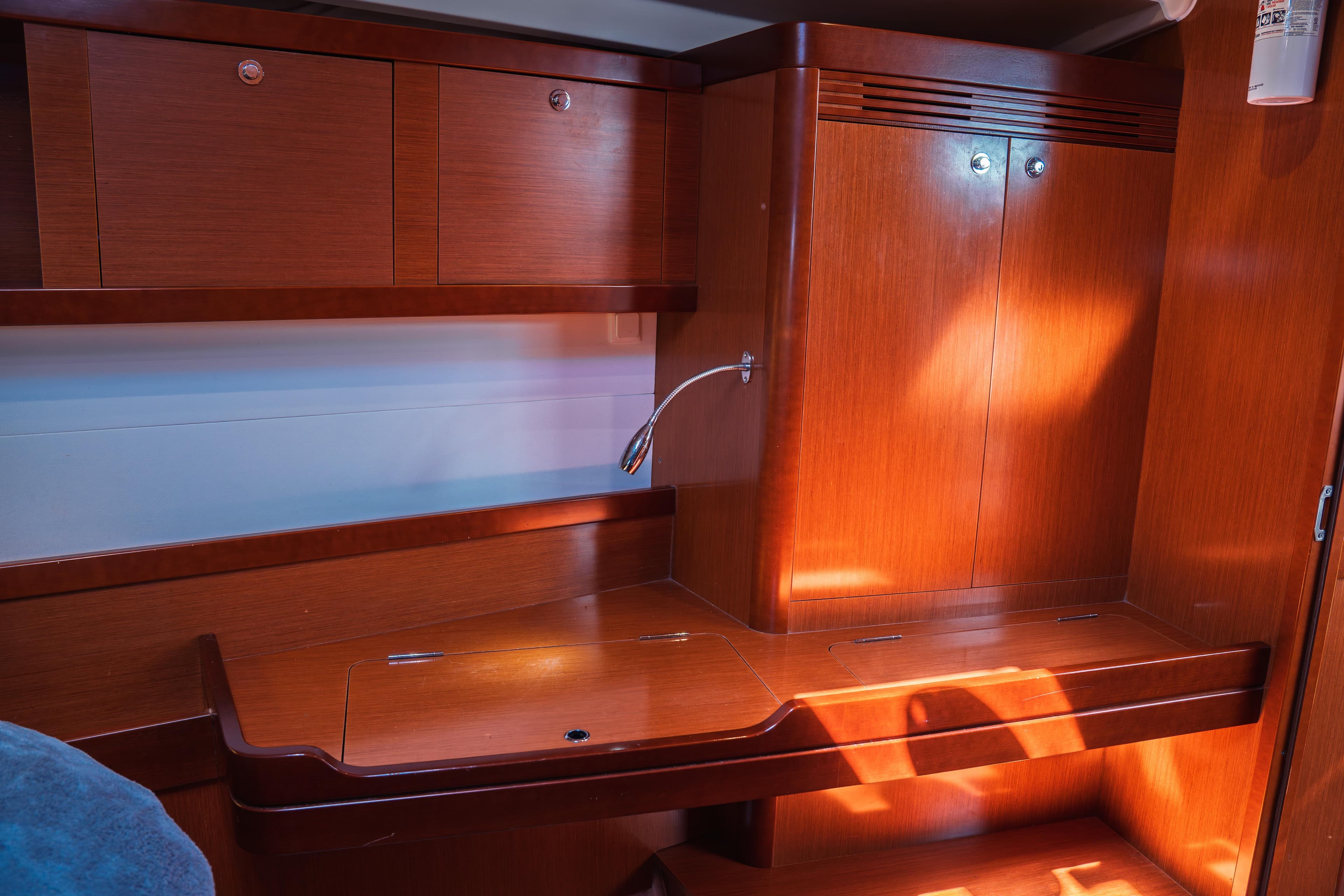 Interior of 2011 Beneteau Oceanis 50 yacht.