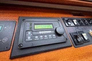 Control panel of a 2000 Storebro Royal Cruiser 395 yacht.