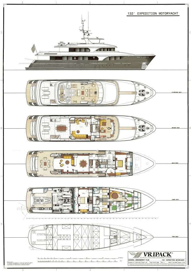 2026 Custom 132' Displacement Expedition Motoryacht - Image 2