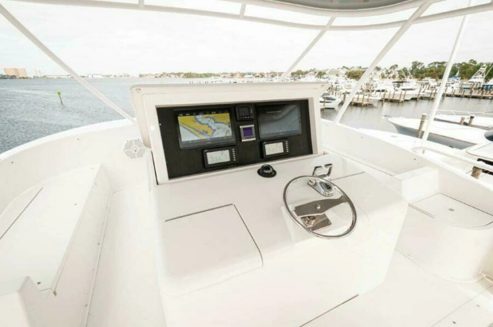 2012 Viking 76 Enclosed Sky Bridge - Image 50