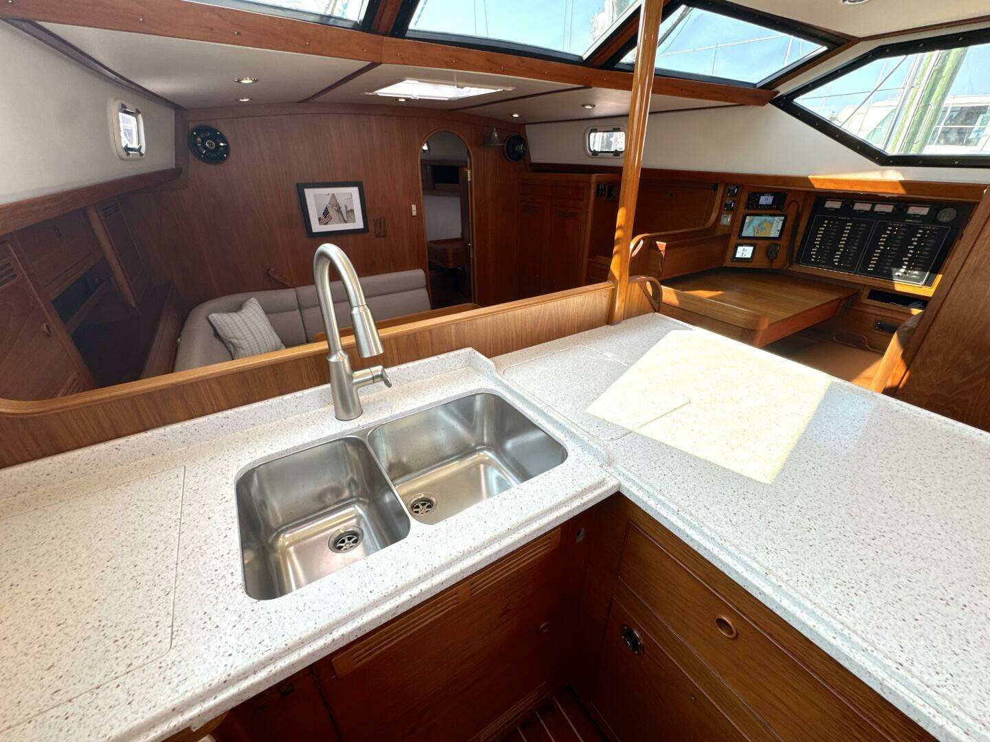 1999 Bowman 48 Aft Cockpit - Image 40