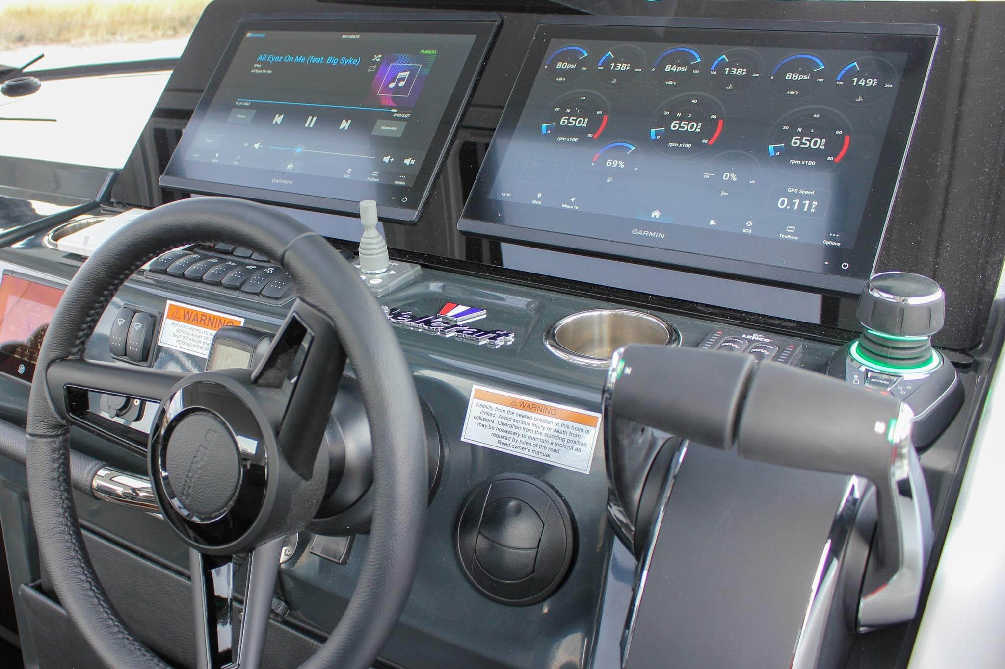 2026 Wellcraft 38 Explorer dashboard with advanced navigation and control systems.