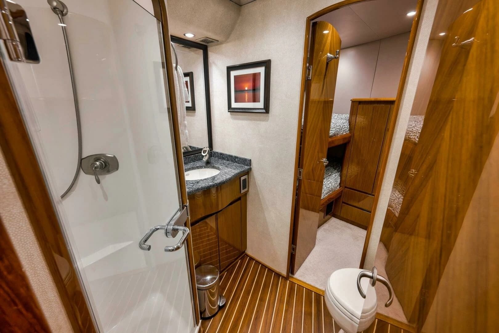 2011 Viking 76 Enclosed Bridge - Image 40