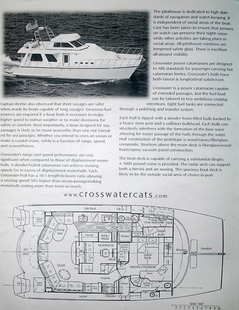 2001 Custom Crosswater Passagemaker 49 - Image 6