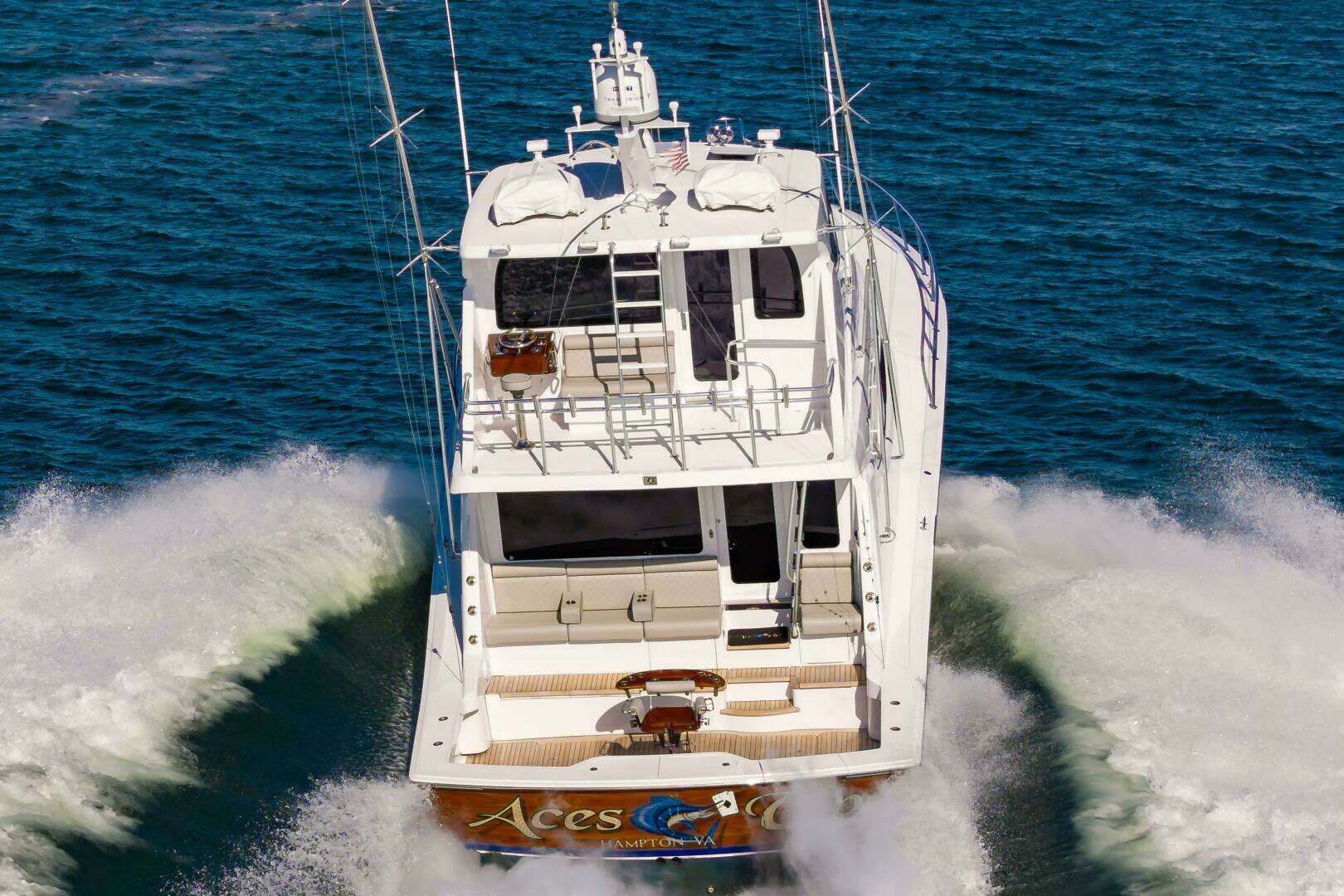 2008 Hatteras 64 Enclosed Bridge - Image 84