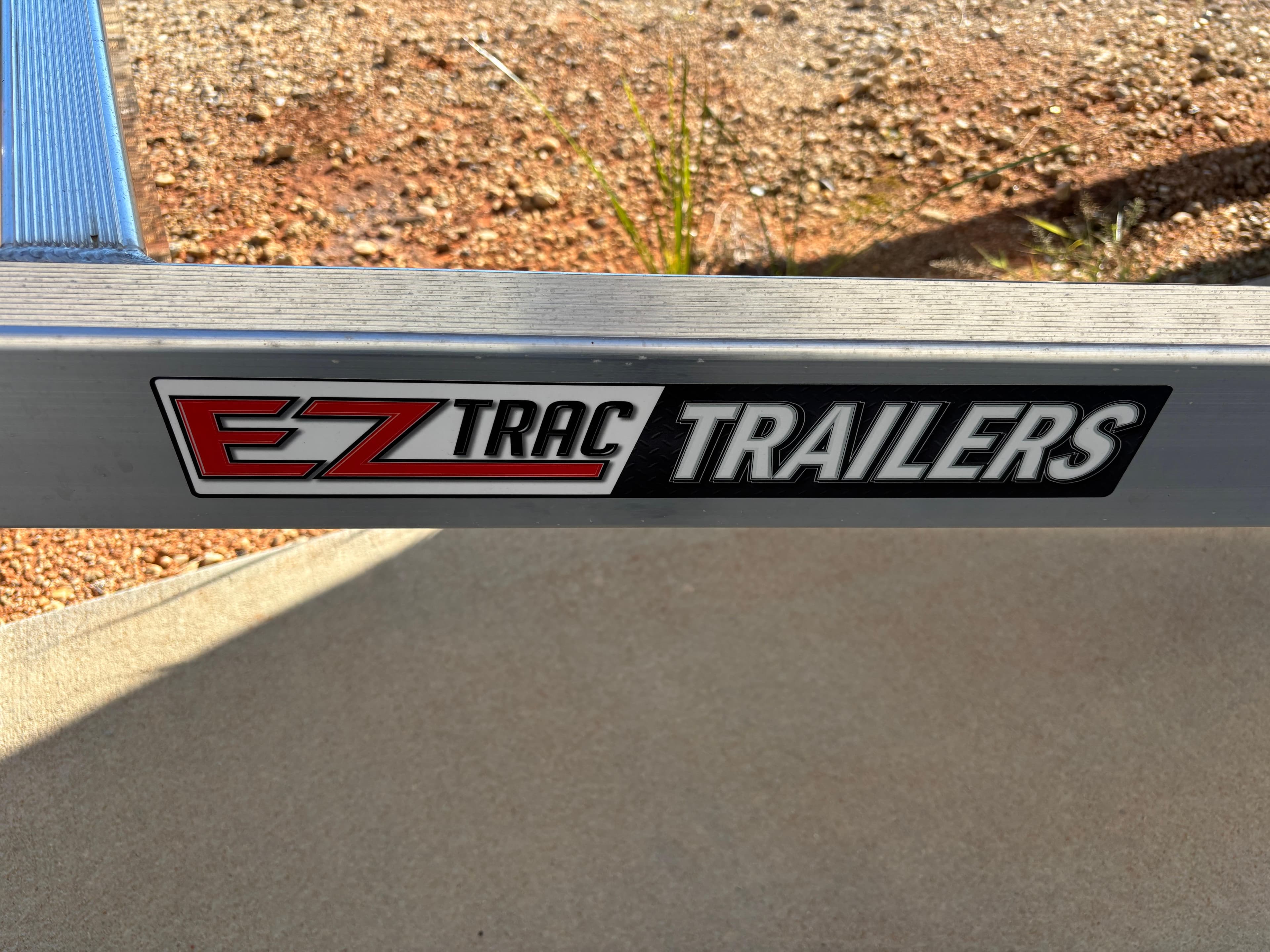 EZ Trac Trailers logo on Edge Duck Boats 756DB, 2025 model.