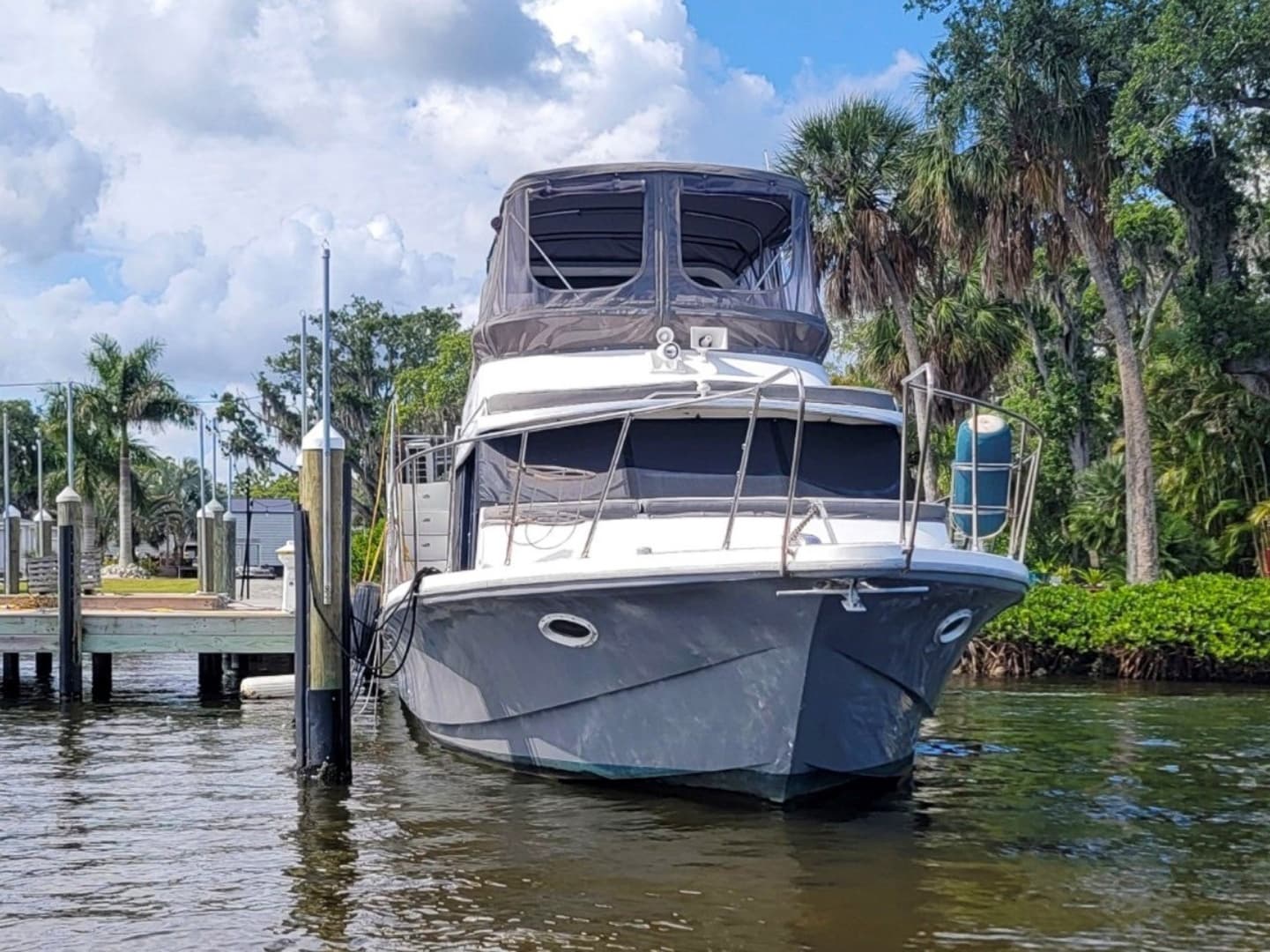 1987 Bluewater Yachts 51 Coastal Cruiser Cockpit - Image 2