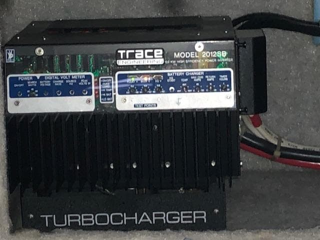 Trace Model 2012SB power inverter and battery charger in a 1988 Bayliner 3818 Motoryacht.