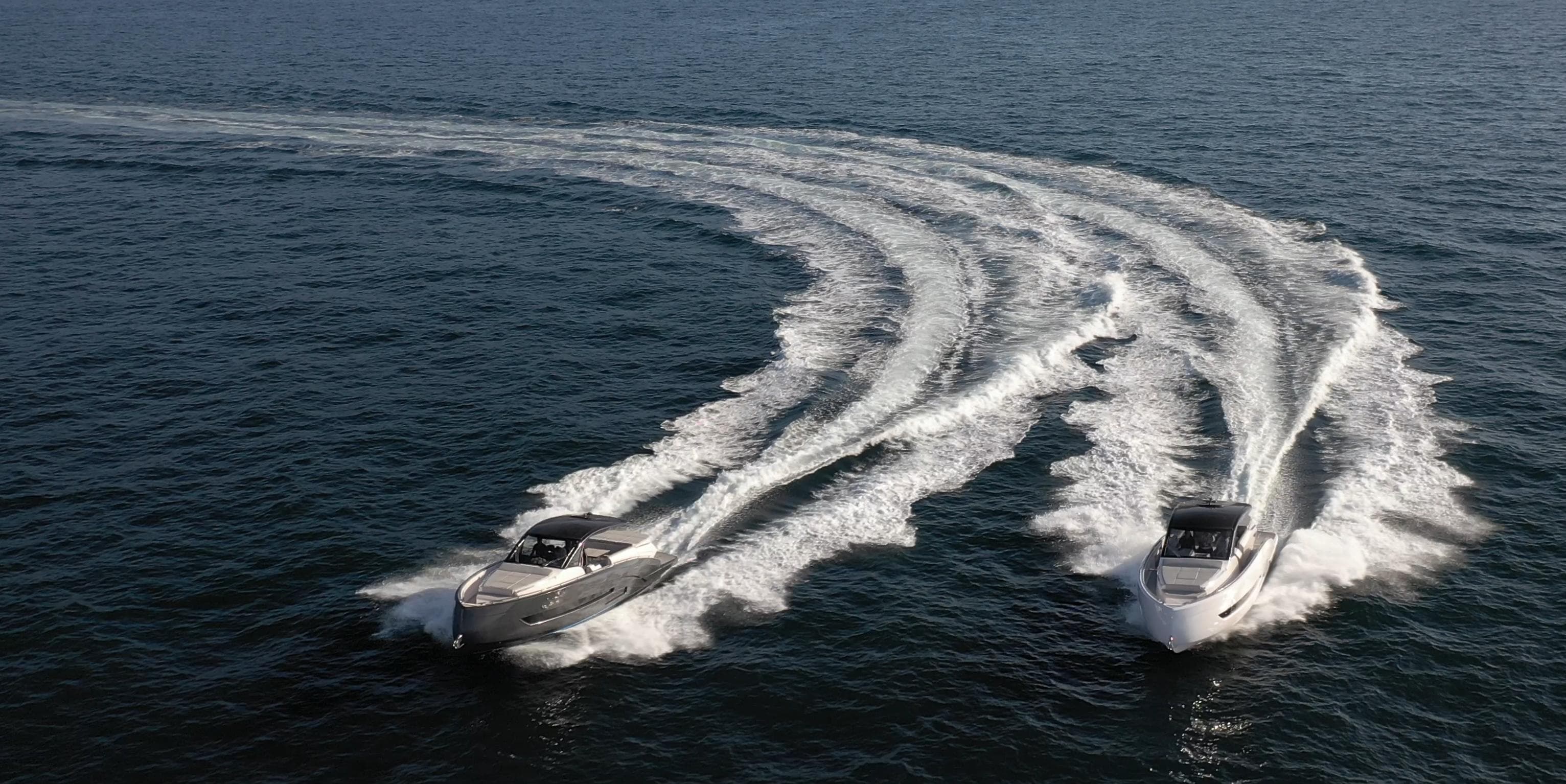 Two Nassima Yacht N40 models cruising on the ocean, 2025.