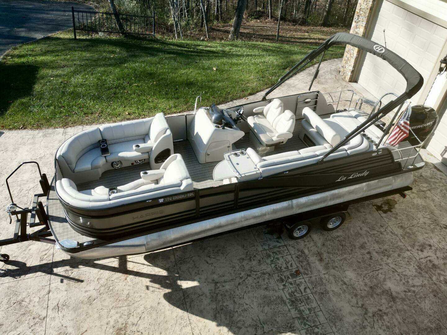 2016 Harris Grand Mariner 250 SLEC Tritoon - Image 7