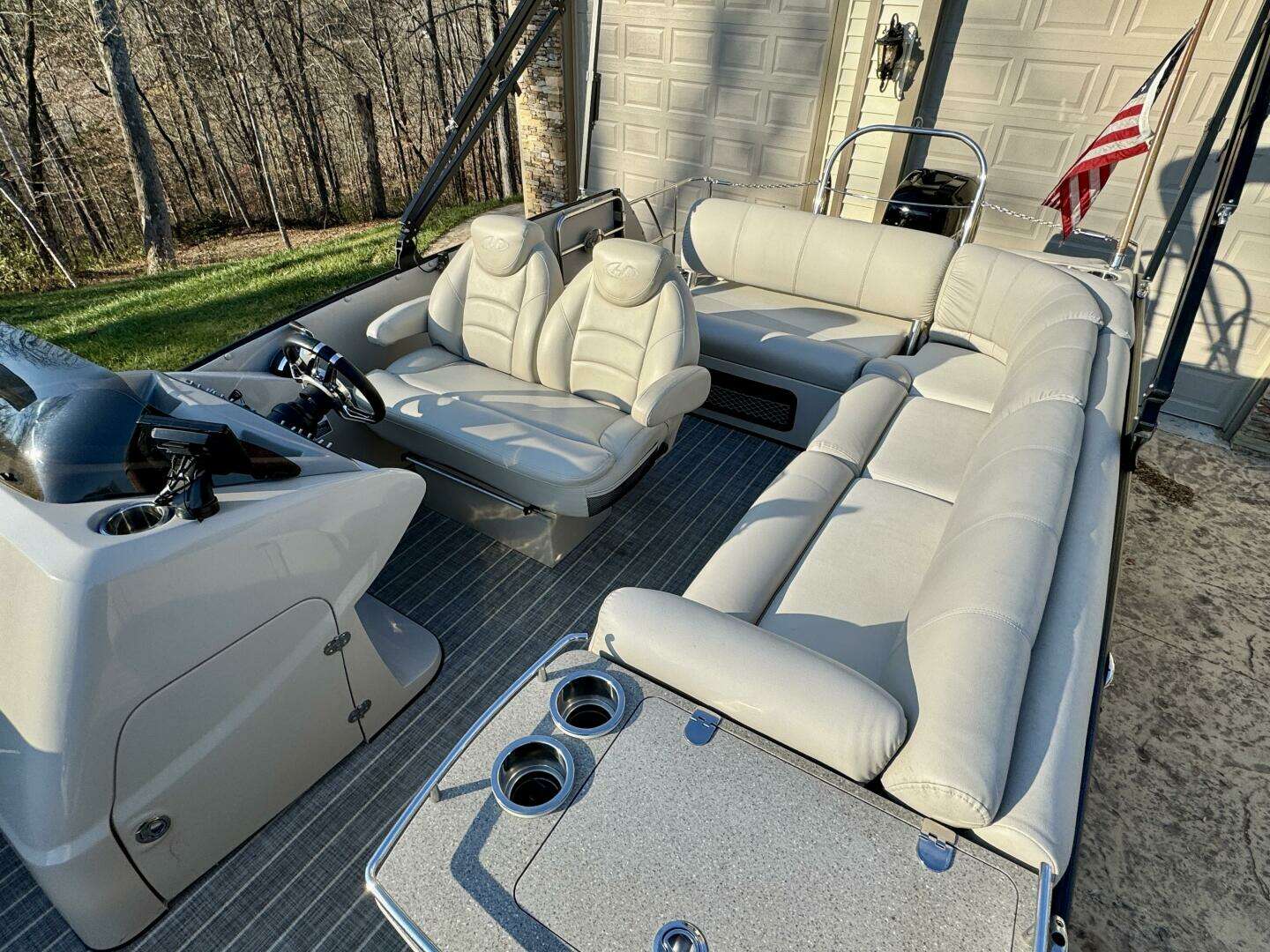 2016 Harris Grand Mariner 250 SLEC Tritoon - Image 48