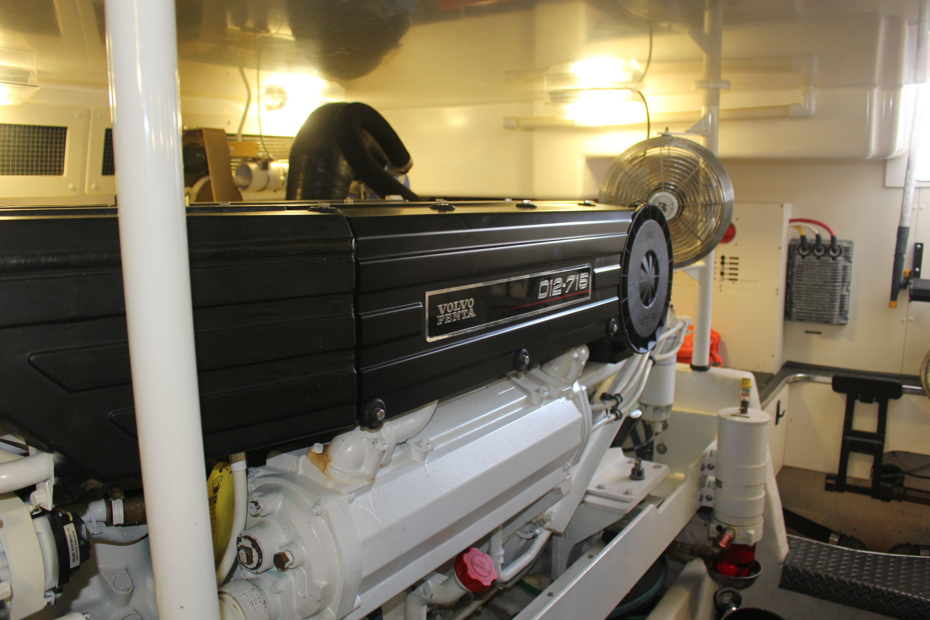 Starboard main engine