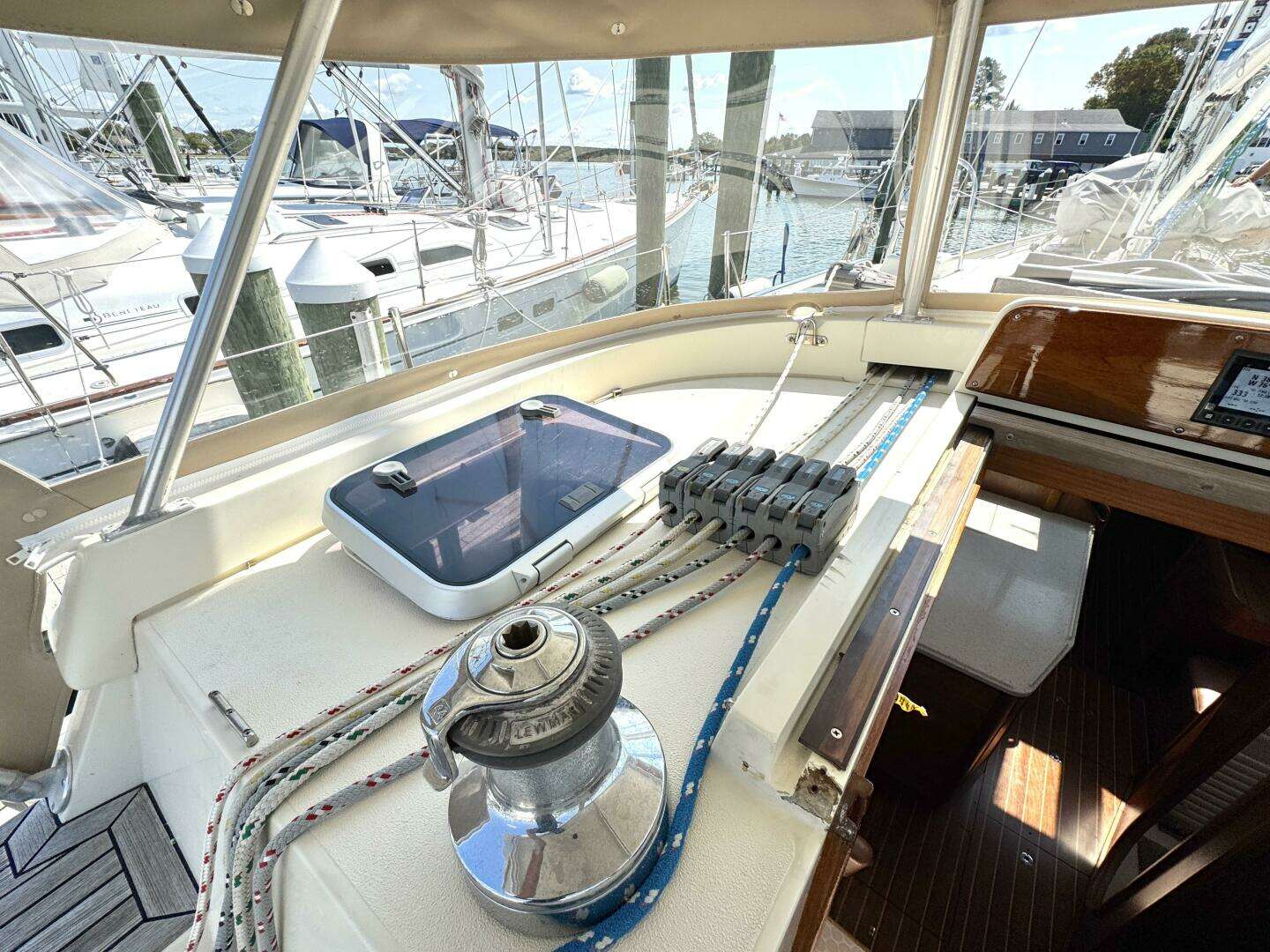 1999 Bowman 48 Aft Cockpit - Image 92