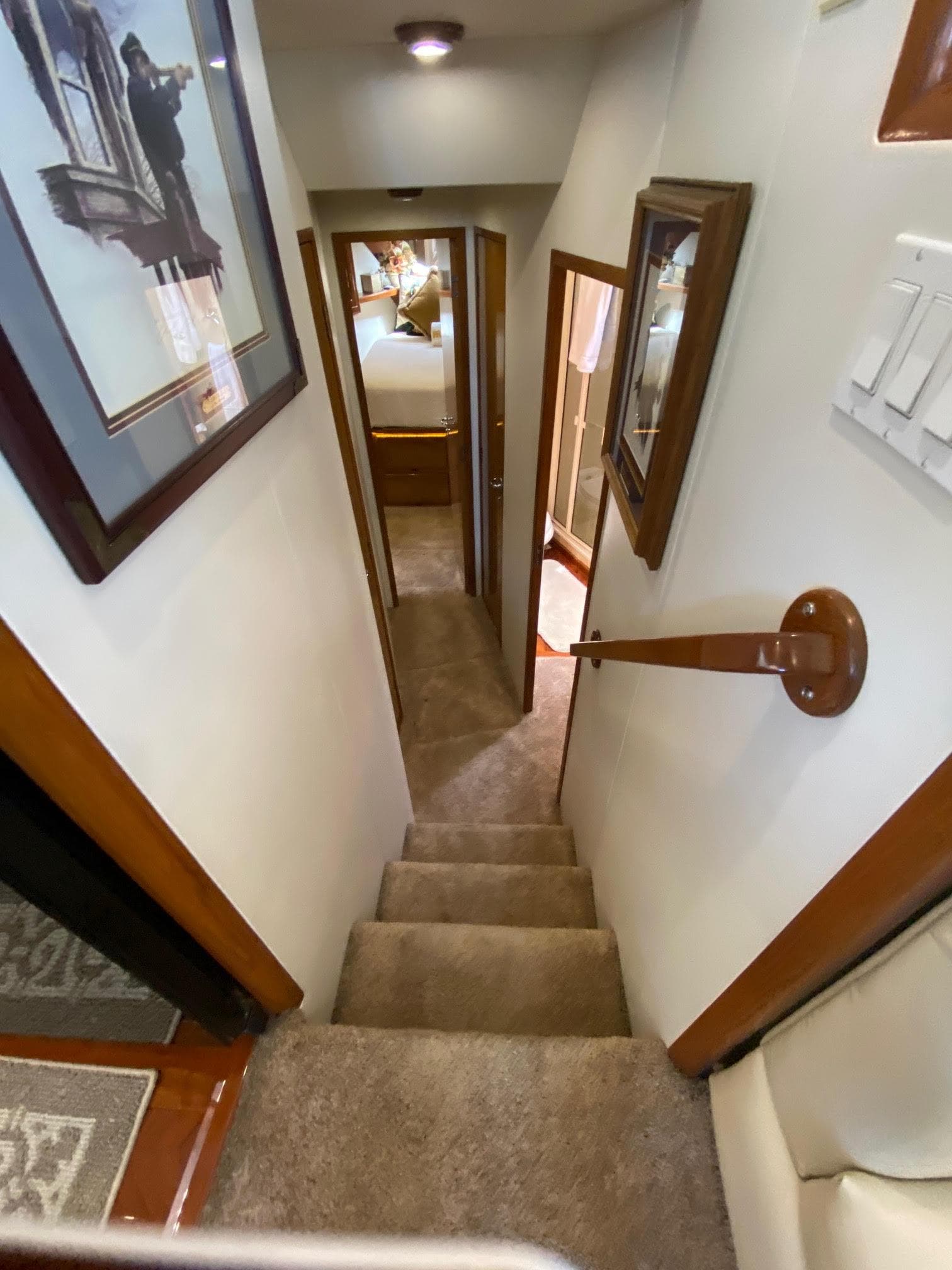 Companionway To Guest Suites
