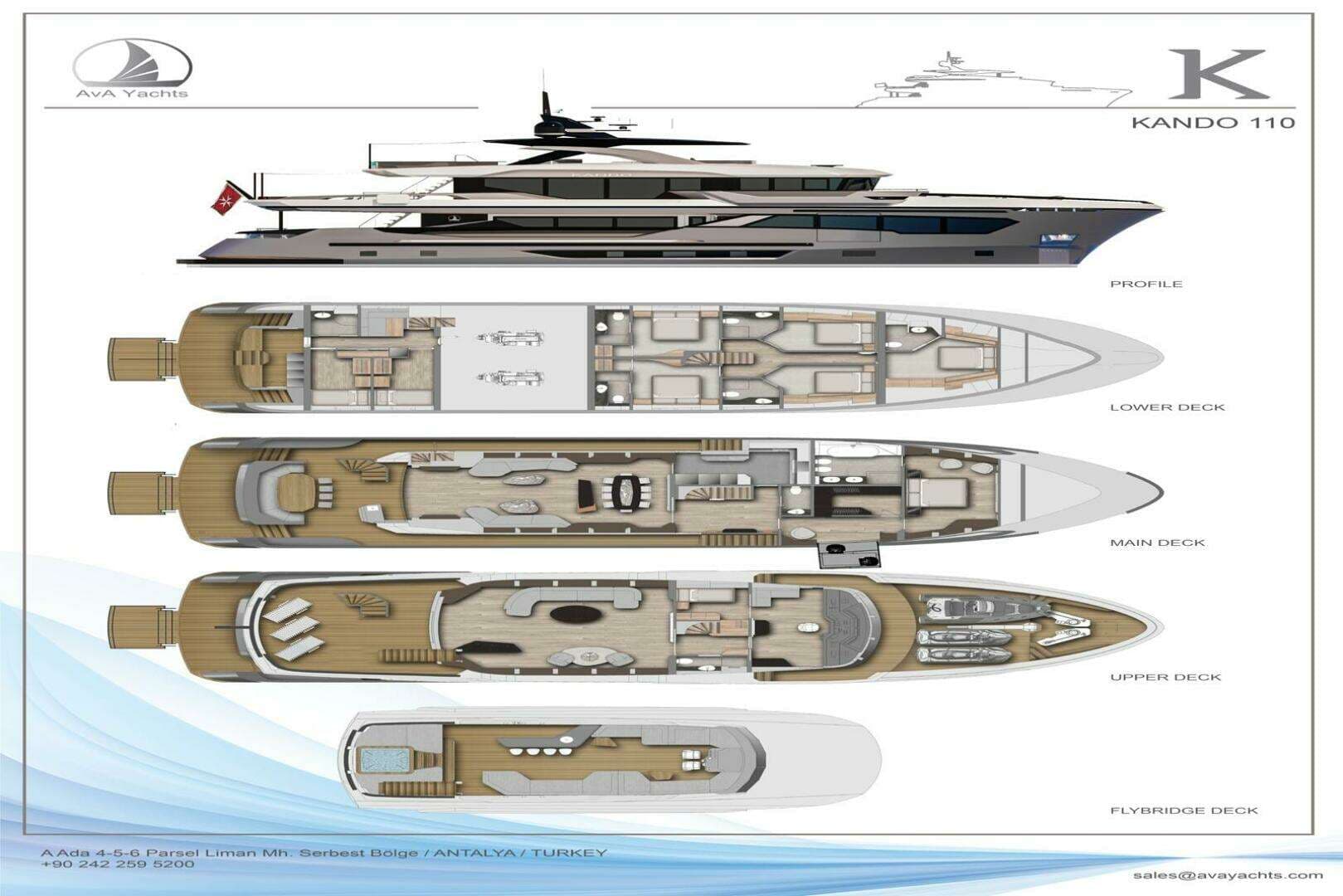 2026 AvA Yachts 110 Kando Explorer Superyacht - Image 39