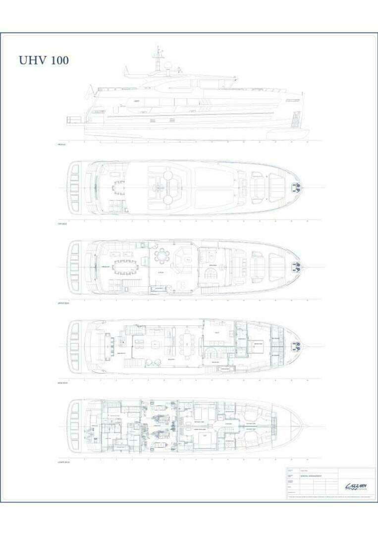 2026 Lazzara Yachts UHV 100 - Image 45
