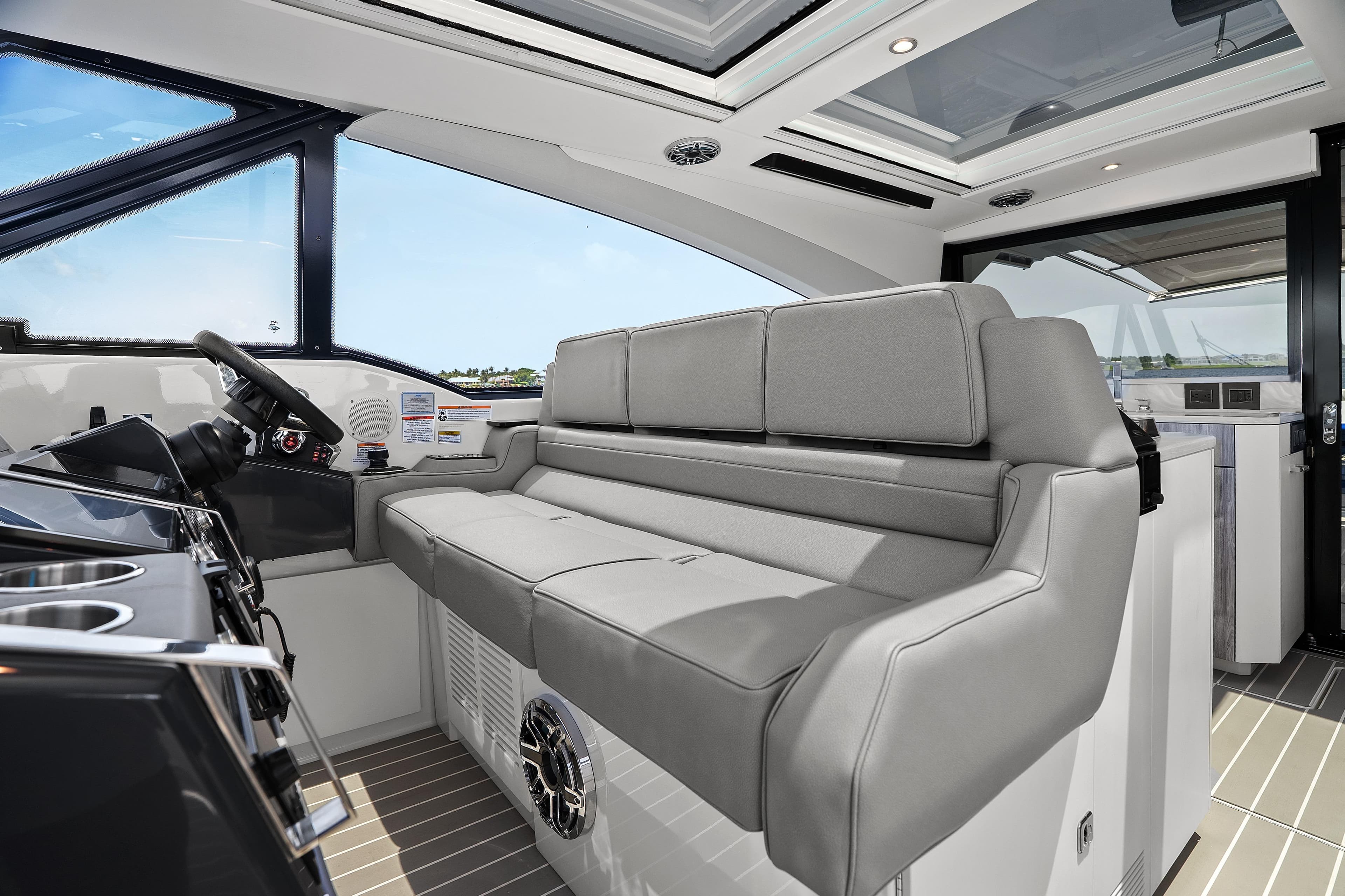 2024 Formula 500 Super Sport Crossover interior with luxurious seating and modern design.