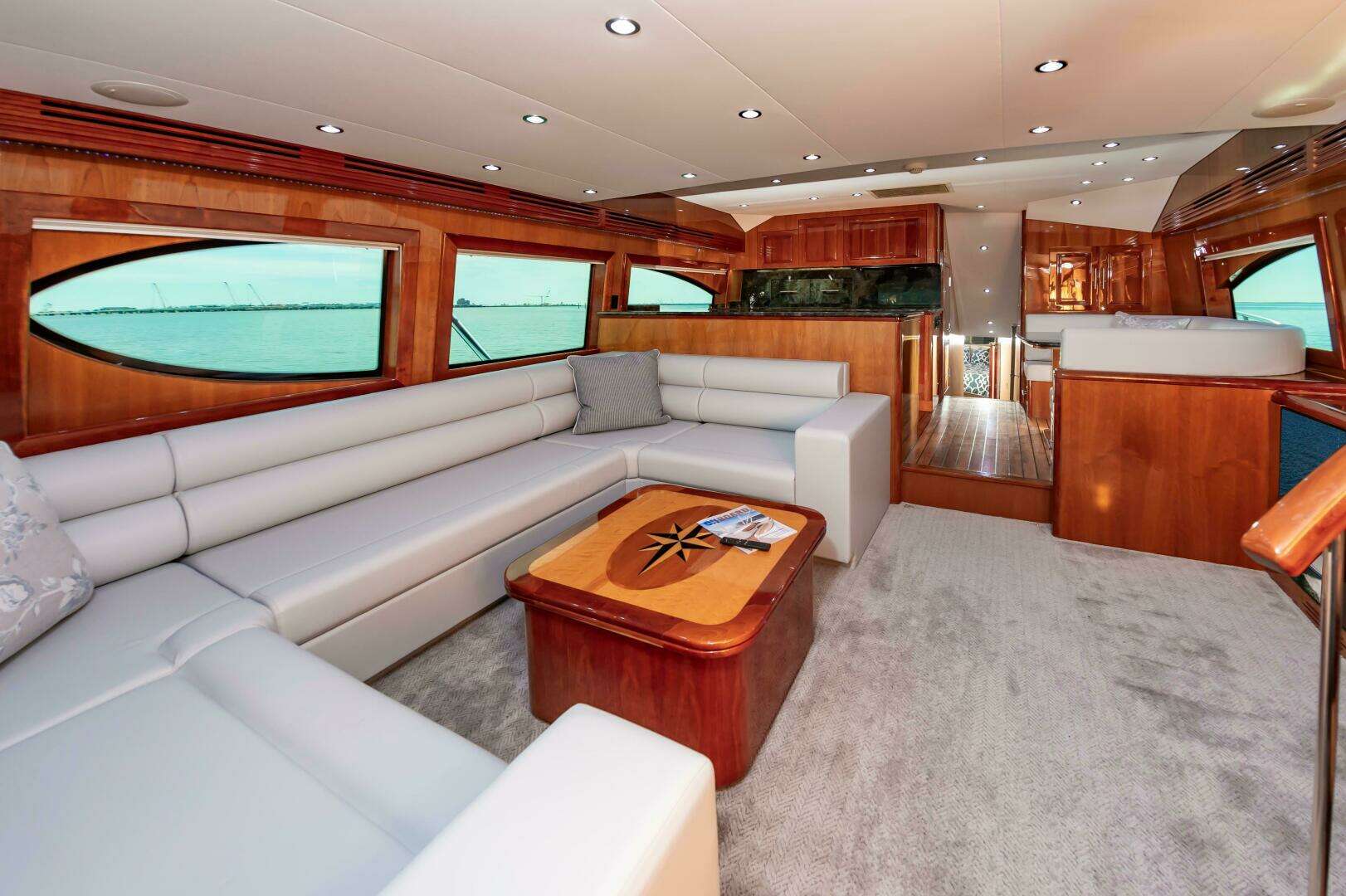 2008 Hatteras 64 Enclosed Bridge - Image 35