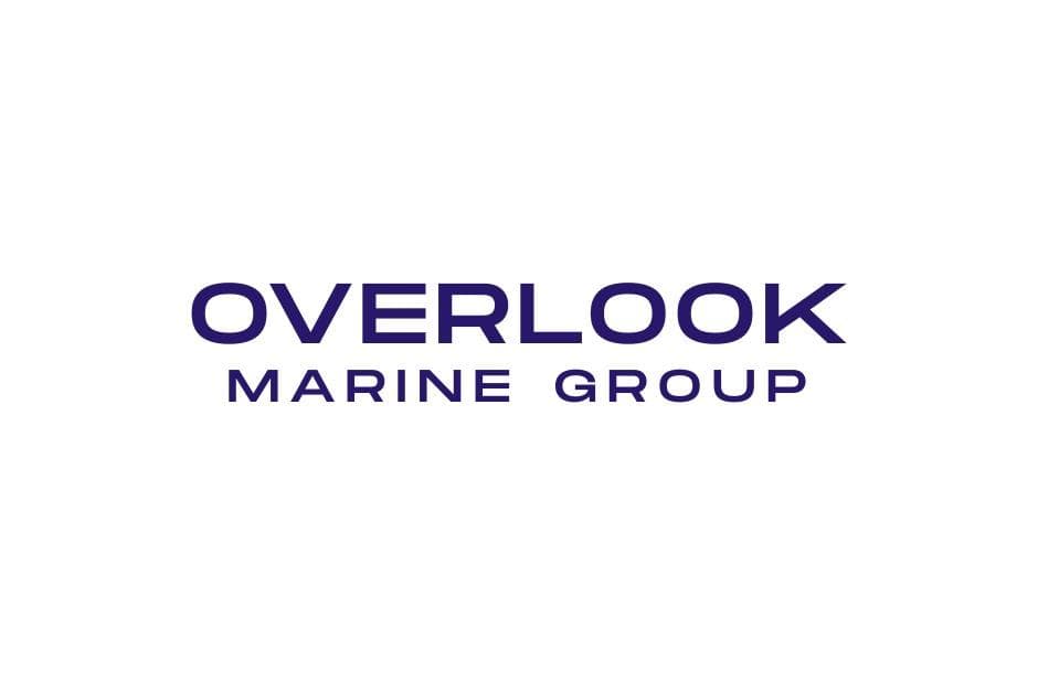Overlook Marine Group logo, featuring bold blue text, associated with 2003 Cruisers Yachts 540 Express.