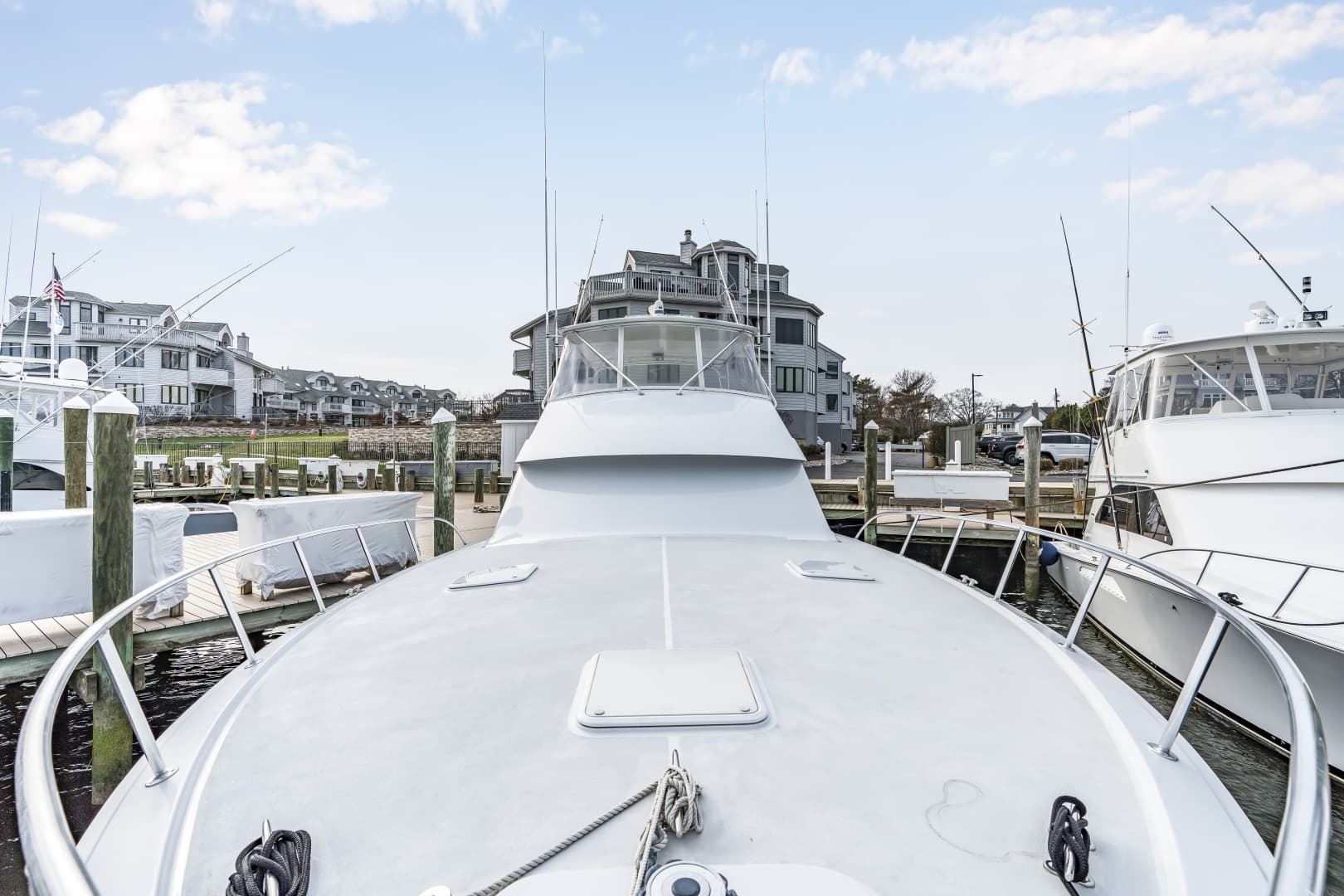2001 Hatteras 55 Convertible - Image 82