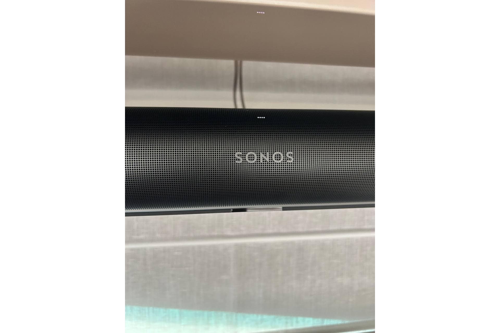 Sonos speaker on Cranchi Sessantasette 67 yacht, 2023 model, close-up view.