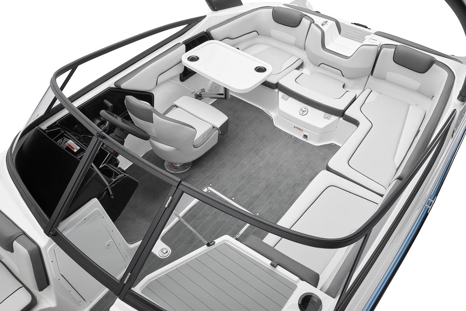 Manufacturer Provided Image: 2026 Yamaha Boats AR190 interior with spacious seating and modern design.