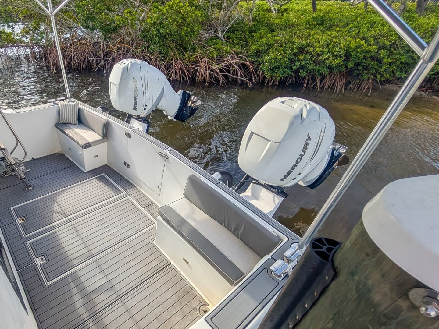 1987 Bluewater Yachts 51 Coastal Cruiser Cockpit - Image 4