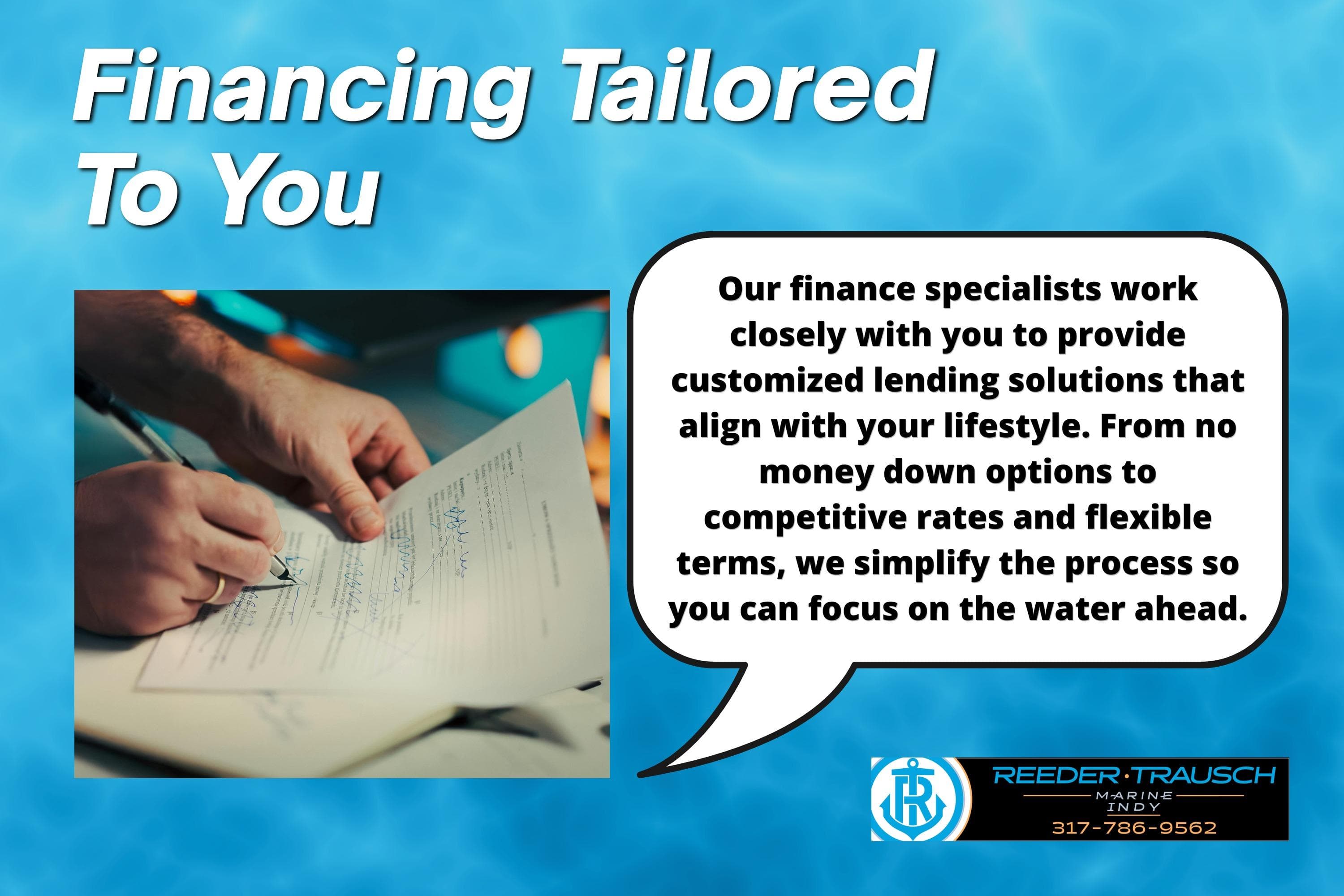 Financing options for Bennington 168 SLJ 2026, tailored to your lifestyle needs.