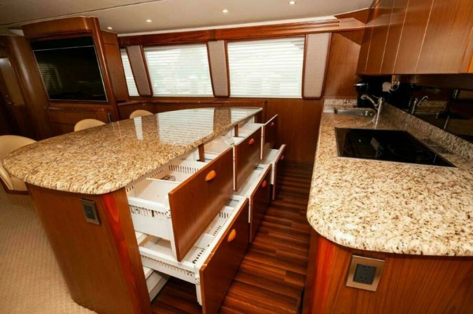 2012 Viking 76 Enclosed Sky Bridge - Image 12