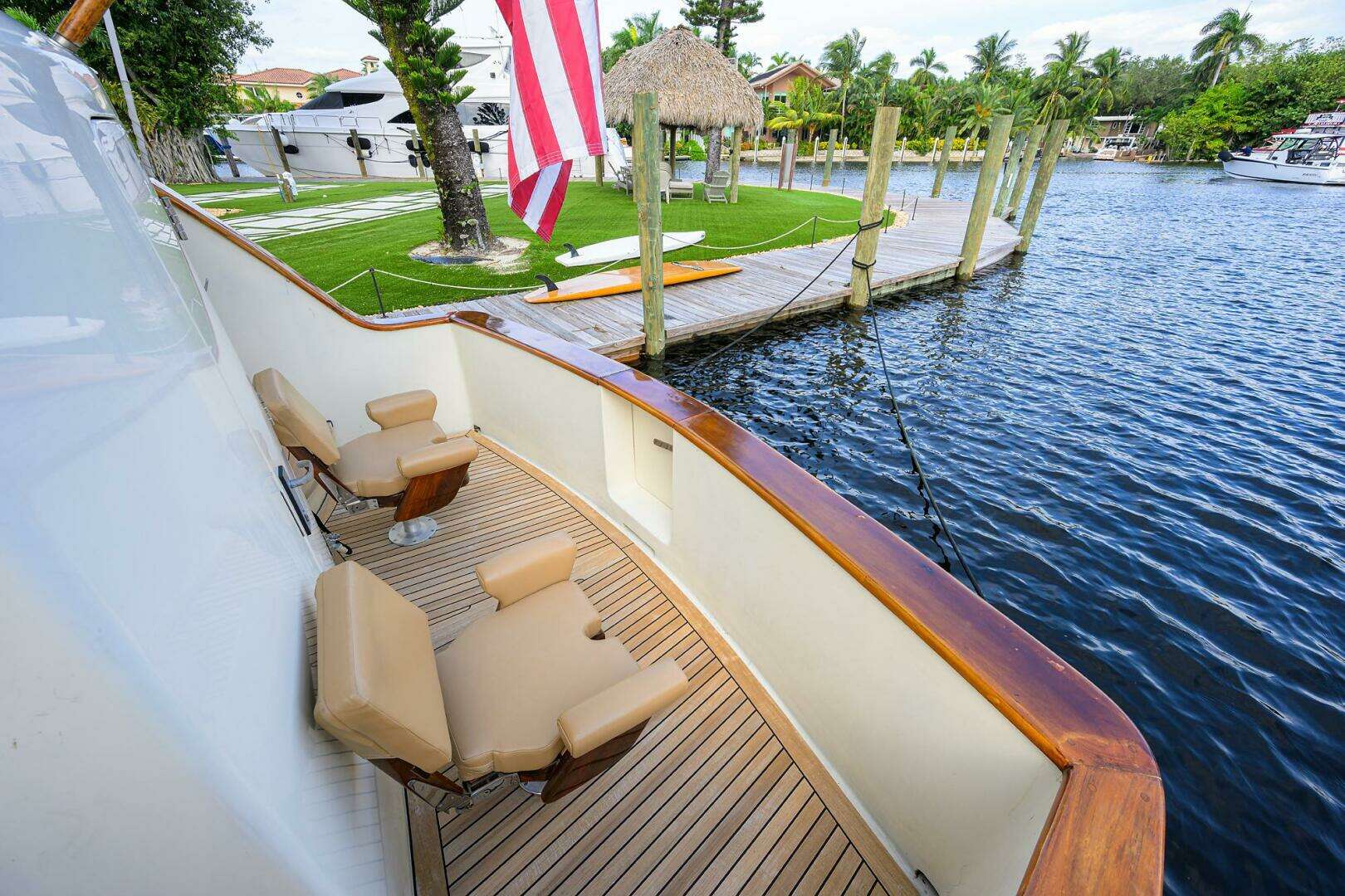 1991 Hatteras 78 Cockpit Motor Yacht - Image 49