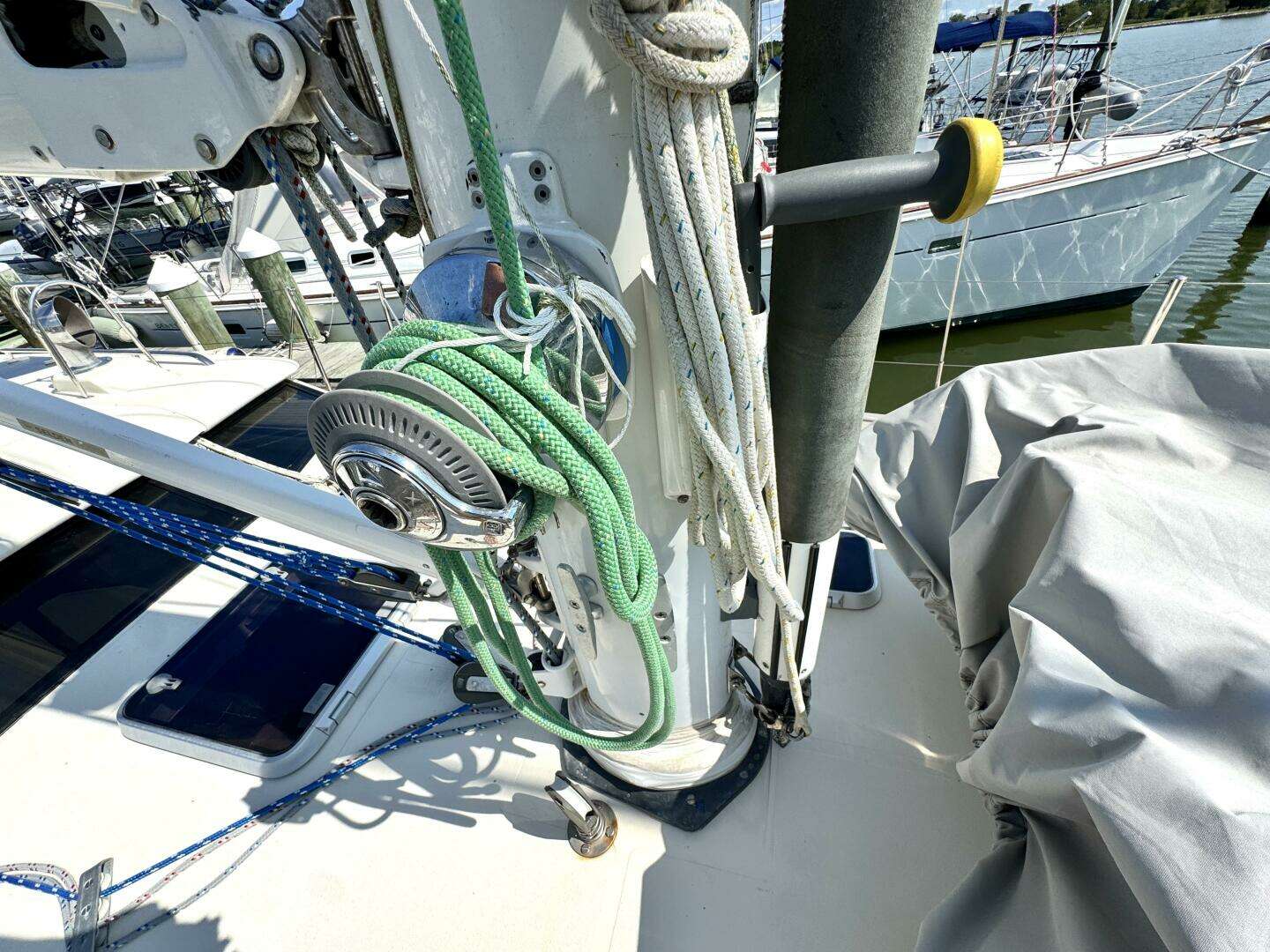 1999 Bowman 48 Aft Cockpit - Image 84