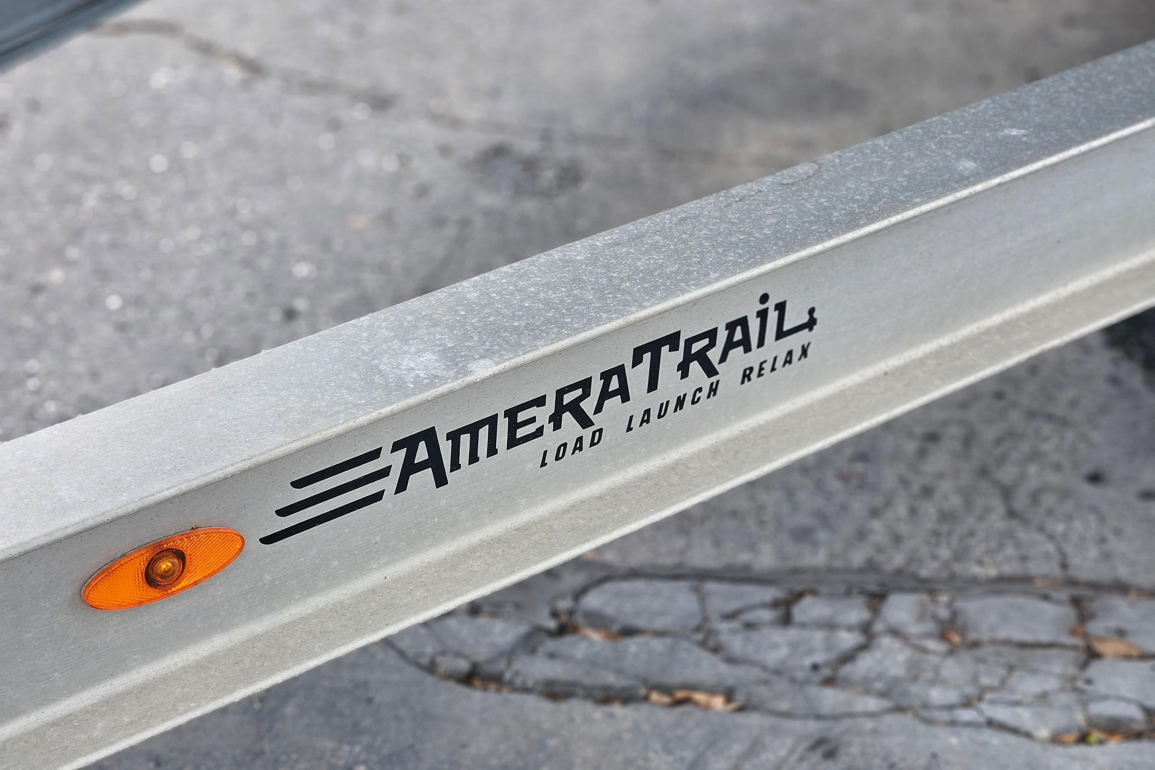 AmeraTrail boat trailer with orange reflector, suitable for 2021 Sea Pro 259 Center Console.