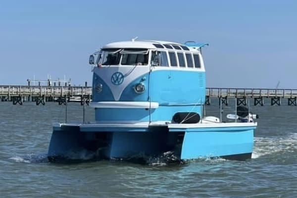 2024 Custom Whitacre Yacht Design VW Bus Tritoon