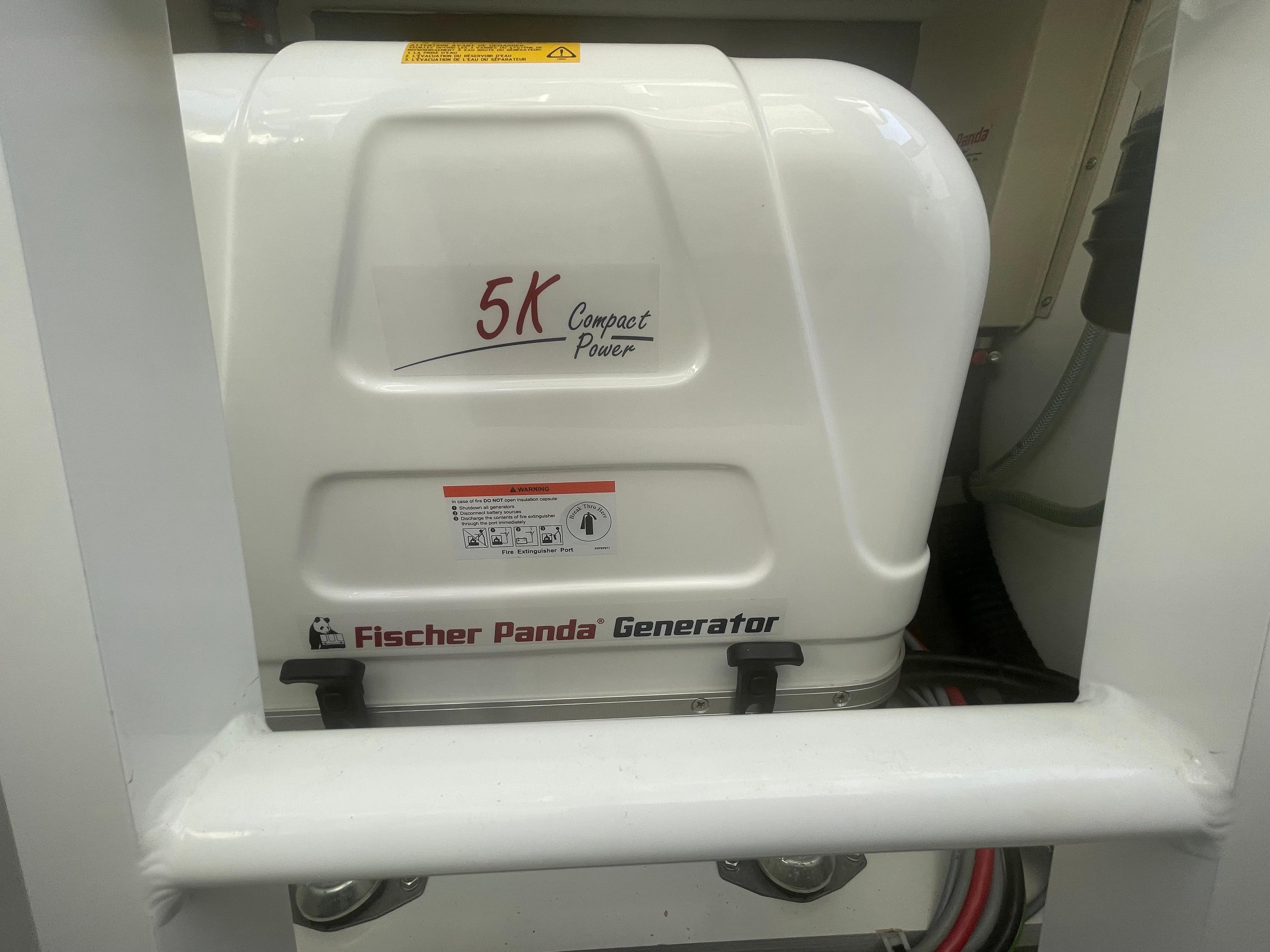 Fischer Panda 5K generator in 2024 Beneteau Gran Turismo 32 yacht.
